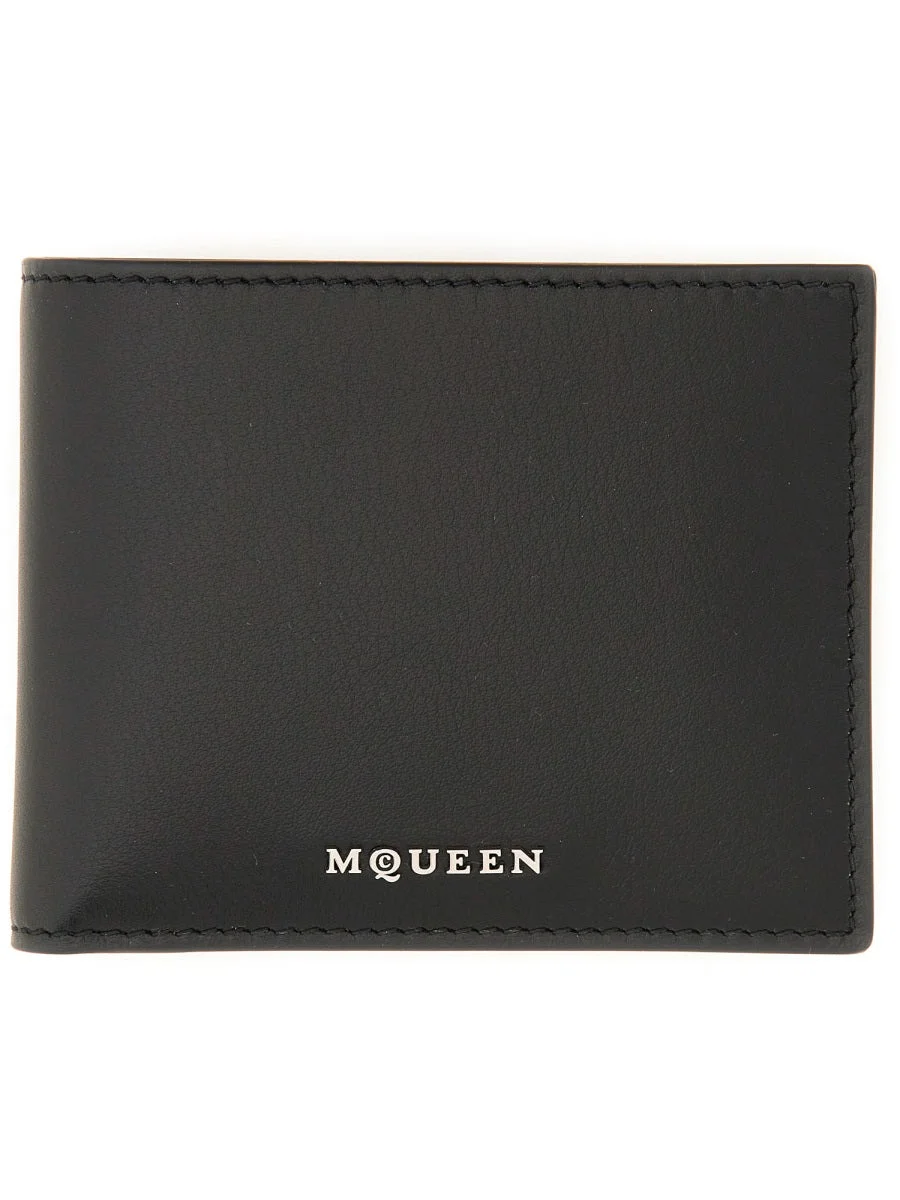 Alexander Mcqueen Men Wallet With Logo - 1