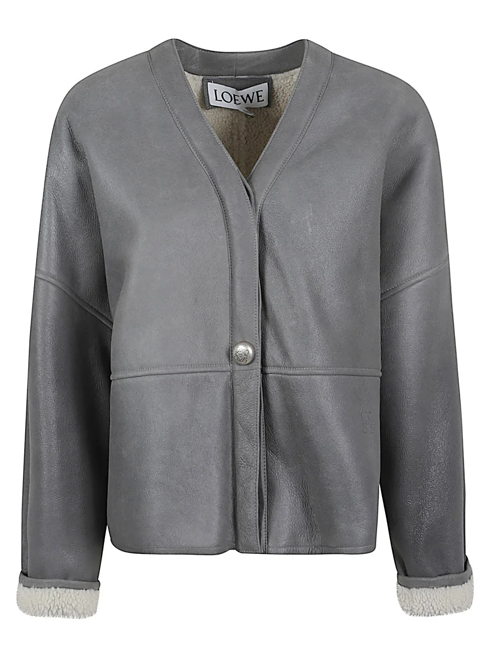 Loewe Women Pebble Leather Jacket - 1