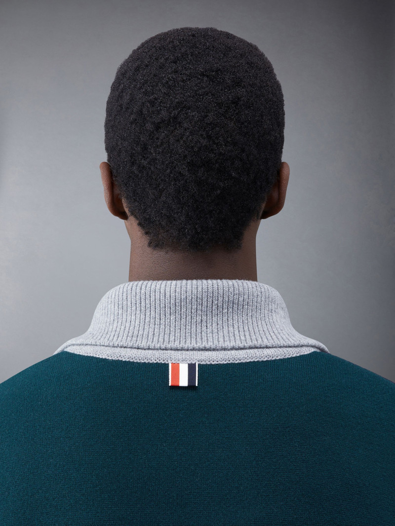 Fun-Mix Boiled Wool Stripe Workman's Jacket 5