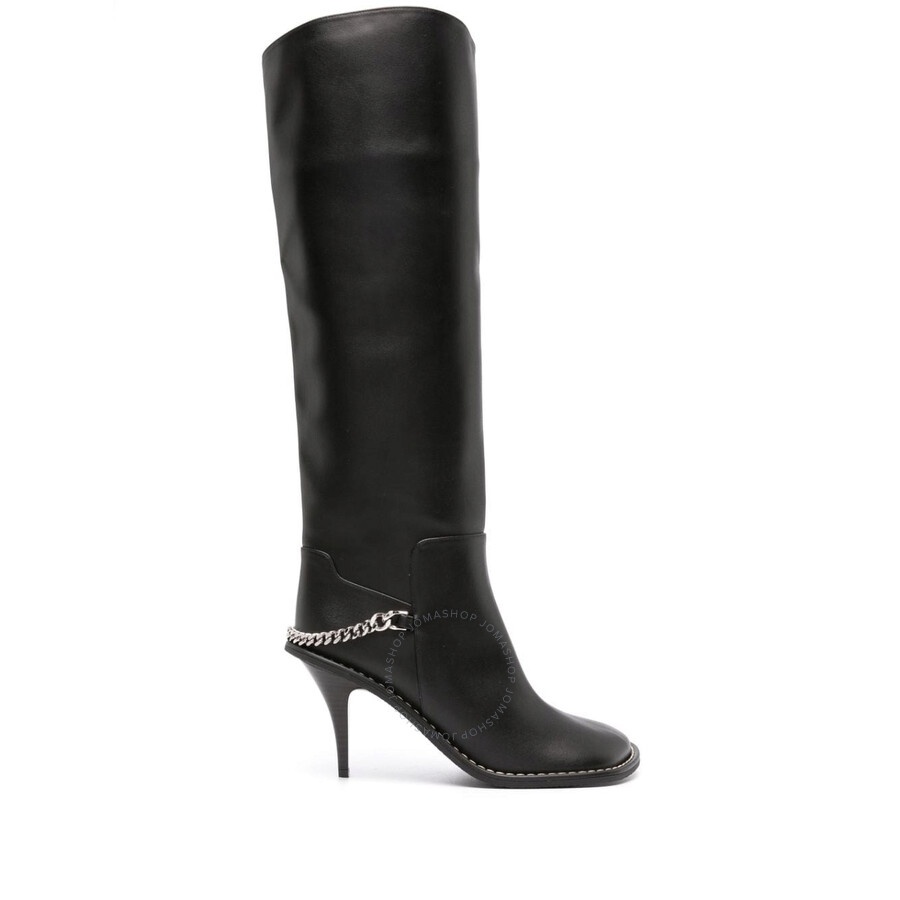 Stella Mccartney Ladies Black Ryder Knee-High Stiletto Boots - 1