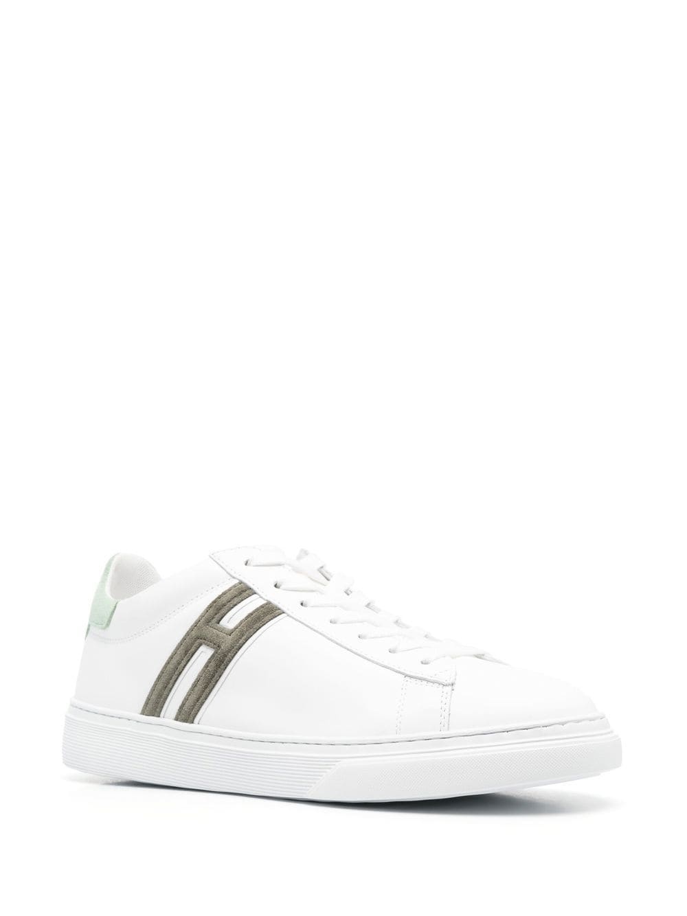 H365 leather low-top sneakers - 2