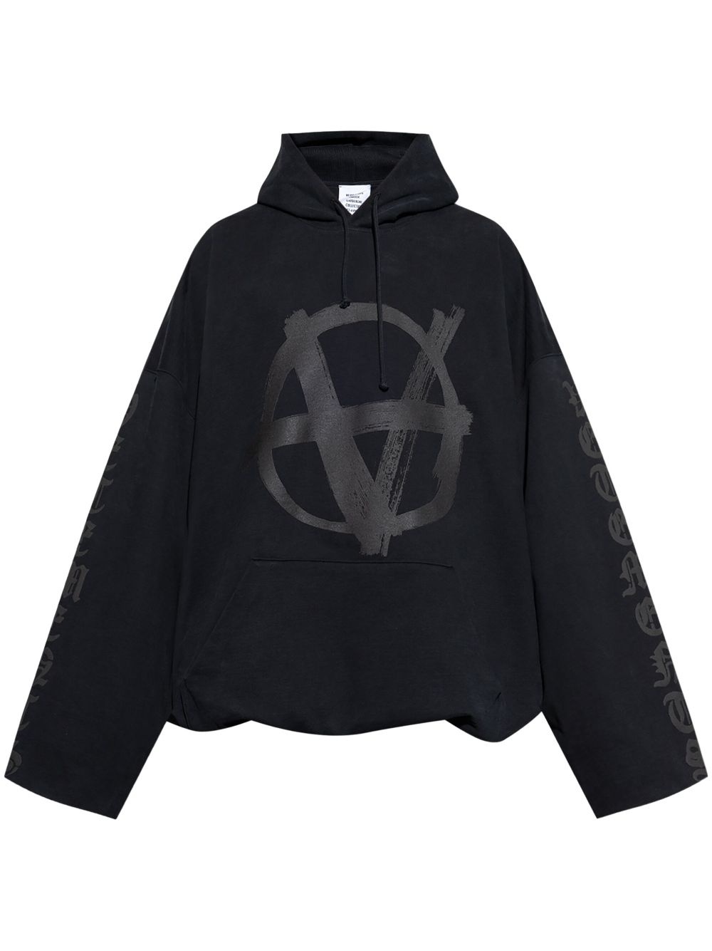 logo-print hoodie - 1
