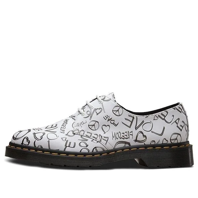 (WMNS) Dr. Martens 1461 'White Black' 24434101 - 1