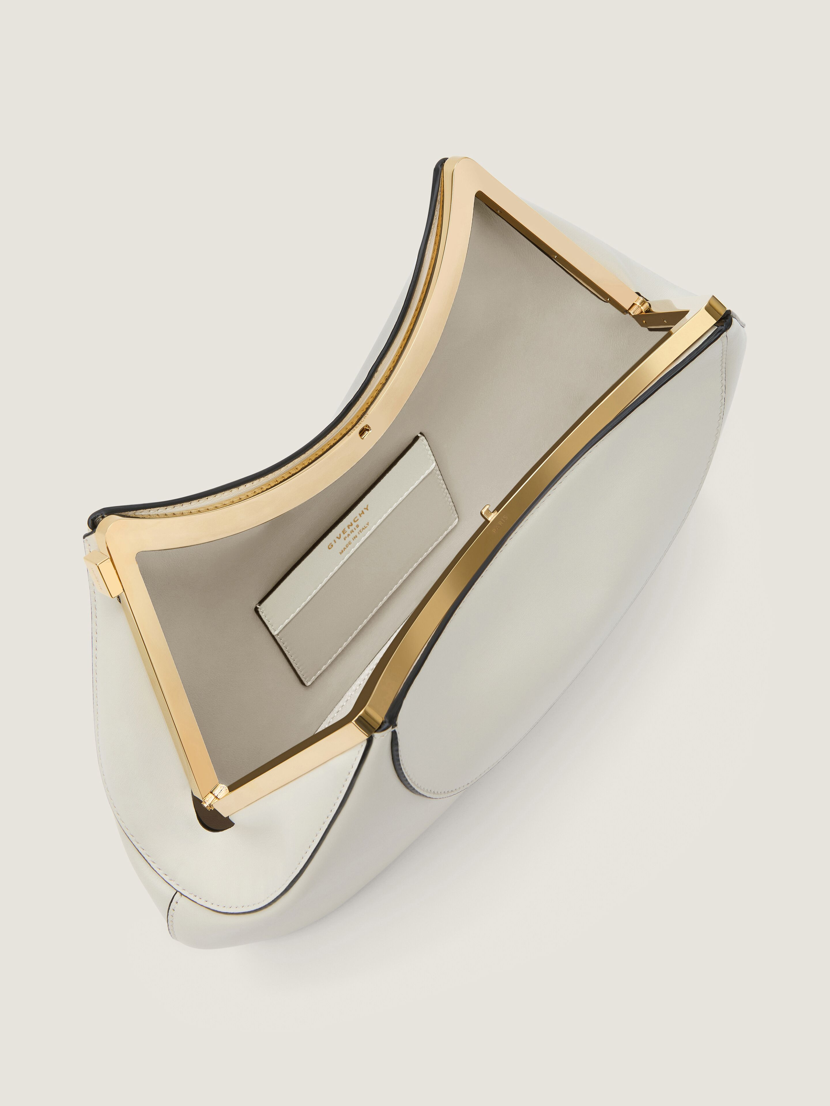 FACET CLUTCH IN LEATHER - 5