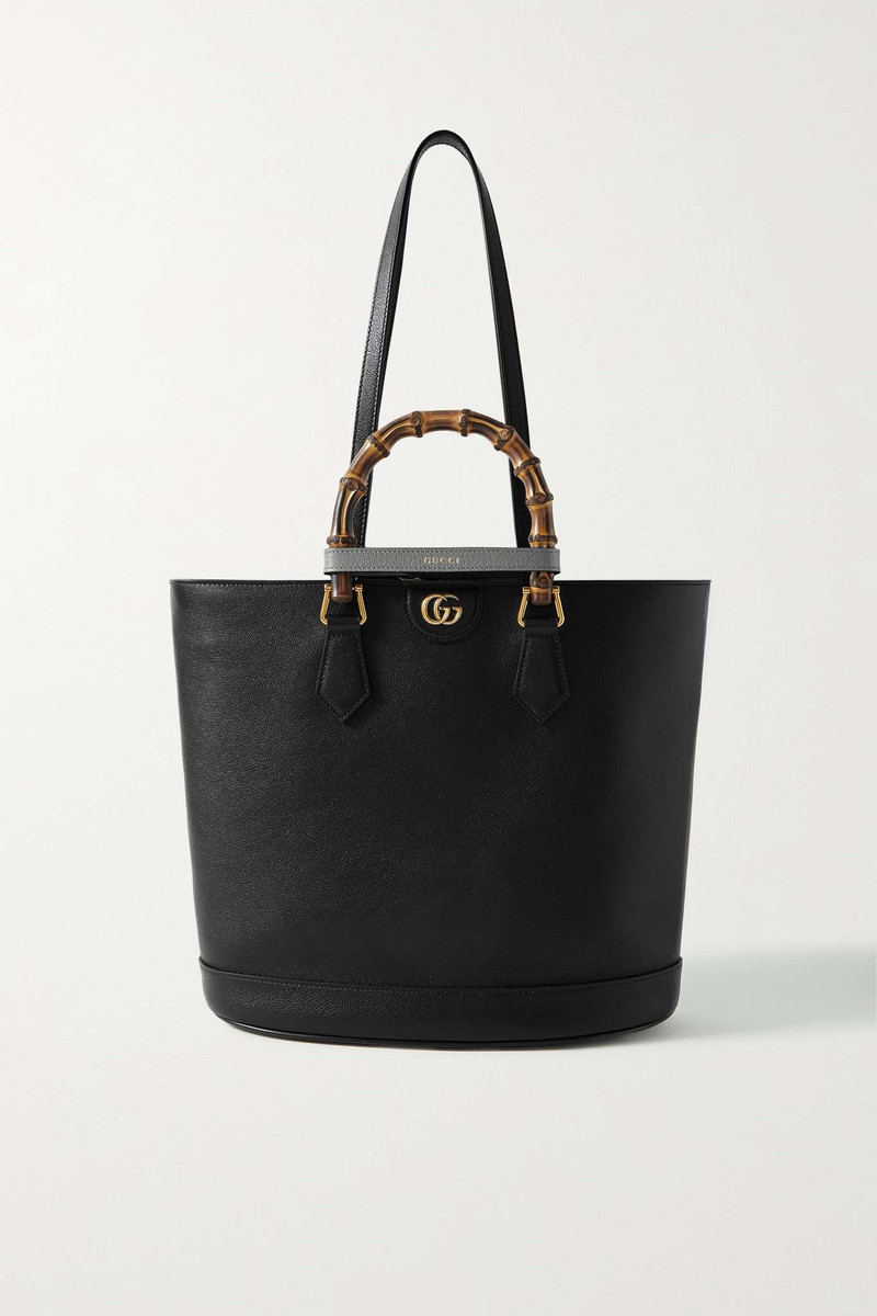 Diana textured-leather tote - 1