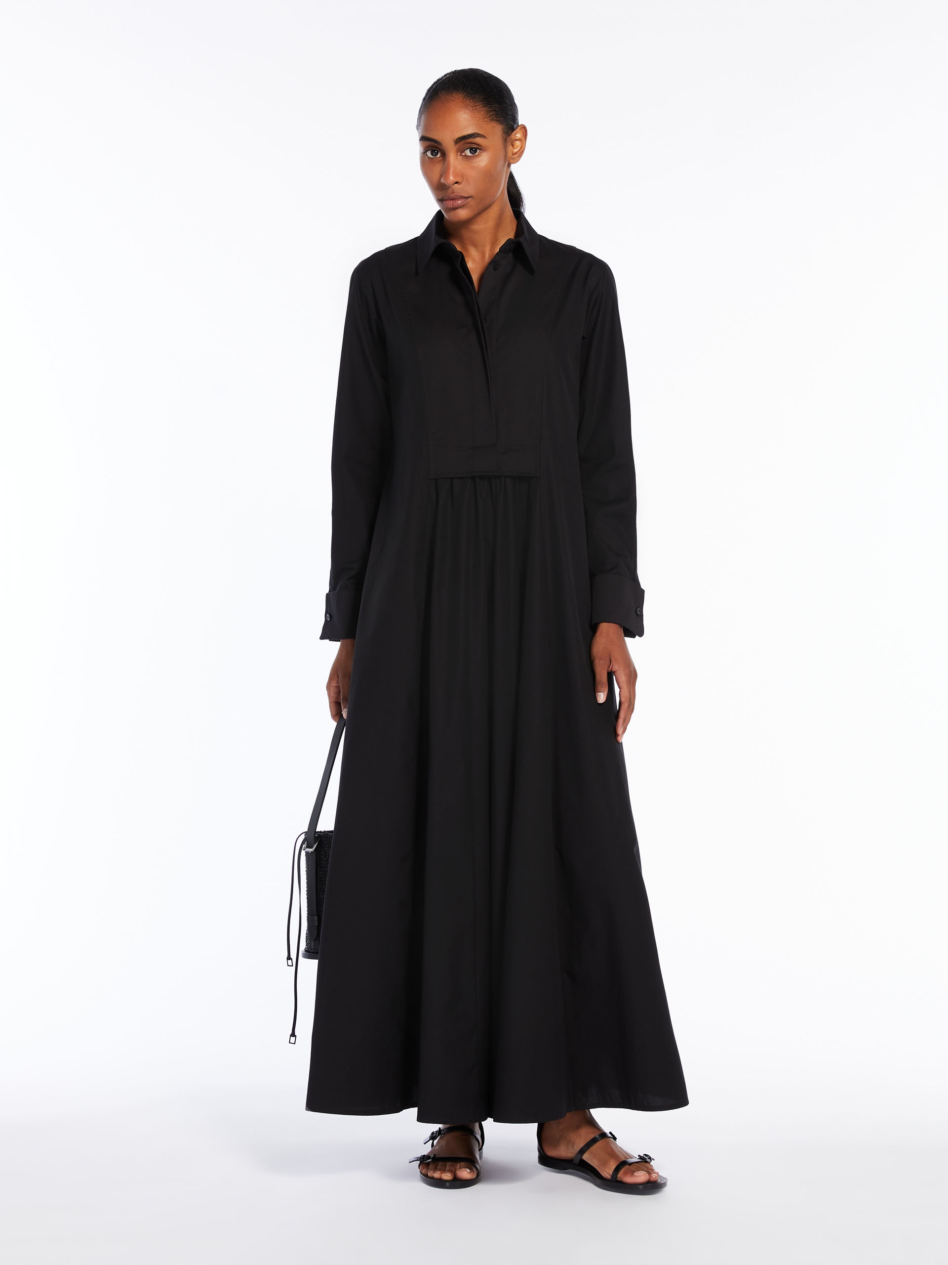 Max Mara OTTIMO Long cotton shirt dress | REVERSIBLE