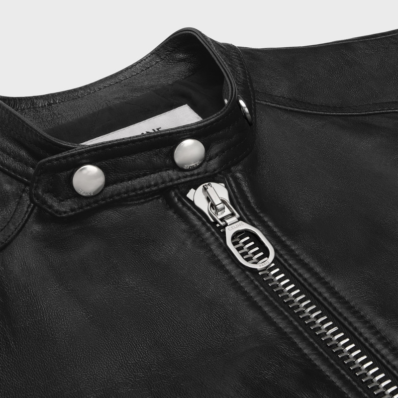 racer blouson jacket in soft lambskin 3