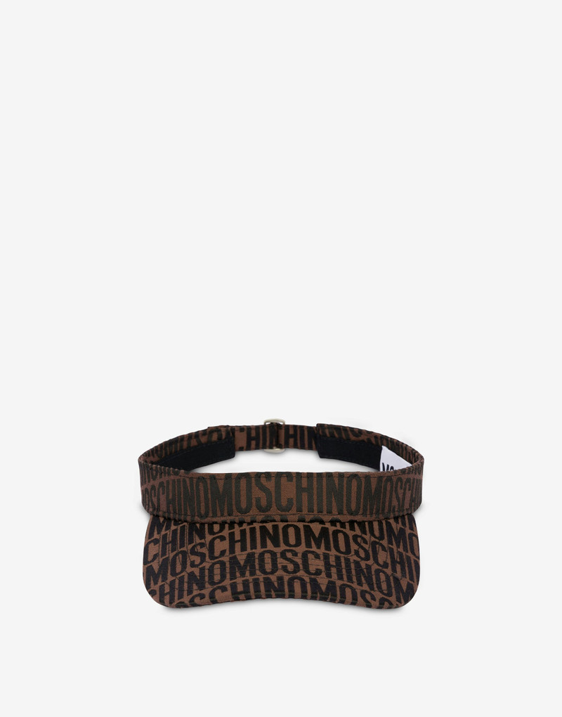 ALL-OVER LOGO NYLON VISOR 1