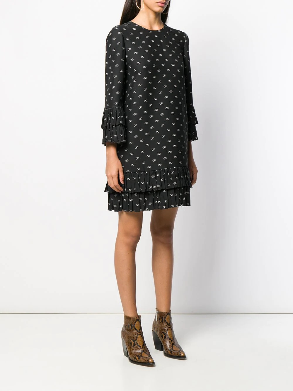 VLOGO polka dot shift dress - 3