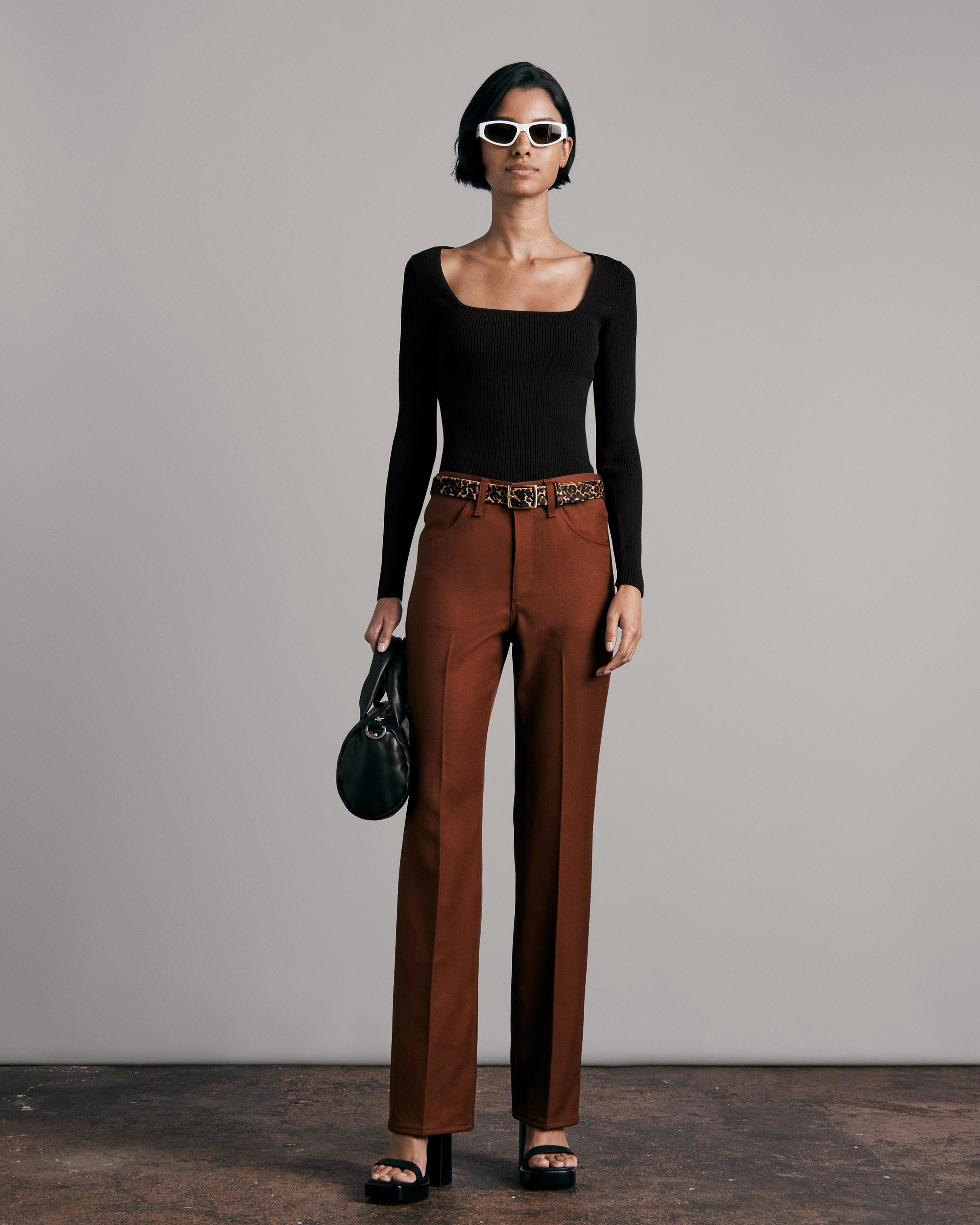 Asher Viscose Long Sleeve
Slim Fit Top - 3