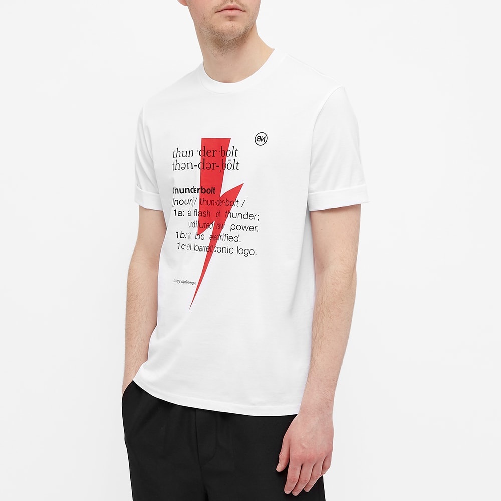 Neil Barrett Thunderbolt Definition Tee - 3