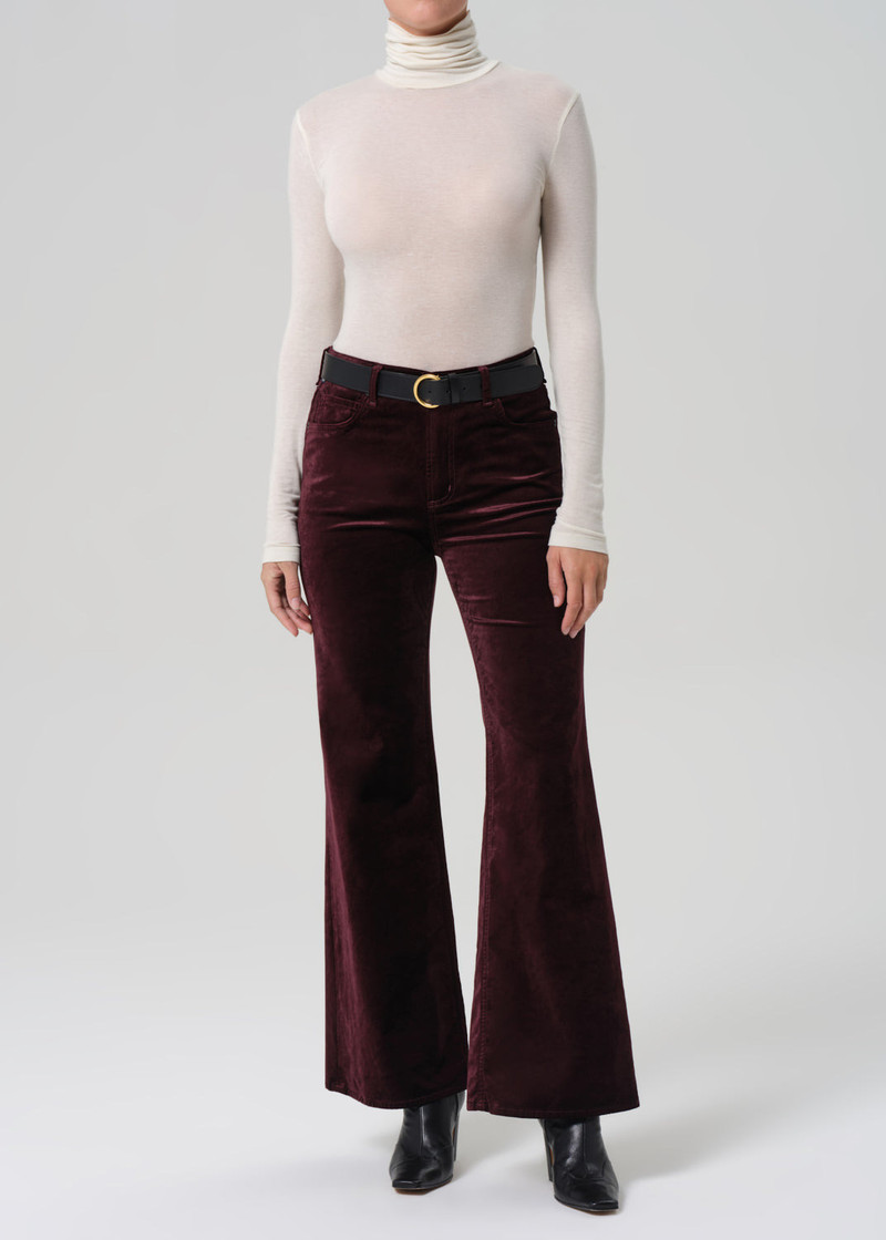 Citizens of Humanity Kimberly 70's Flare Velvet
In Burgundy outlook