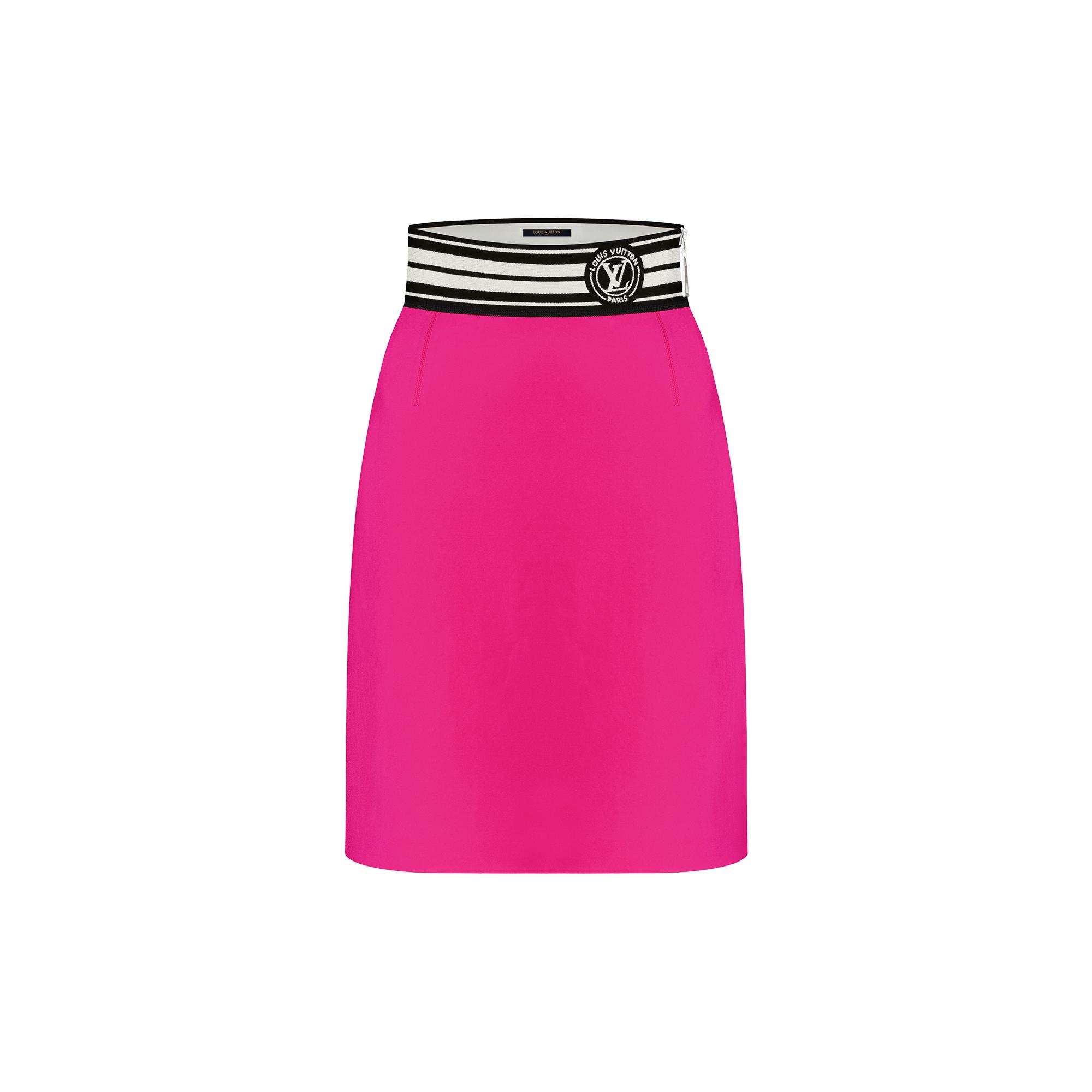 LV Stripe Pencil Skirt - 1