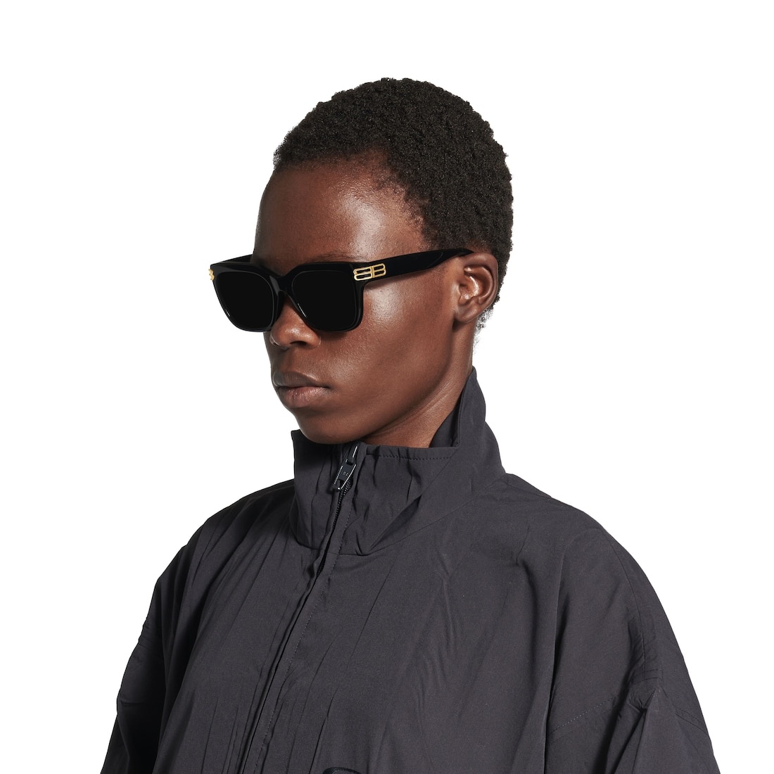 Women's Casino Square Af Sunglasses  in Black - 7