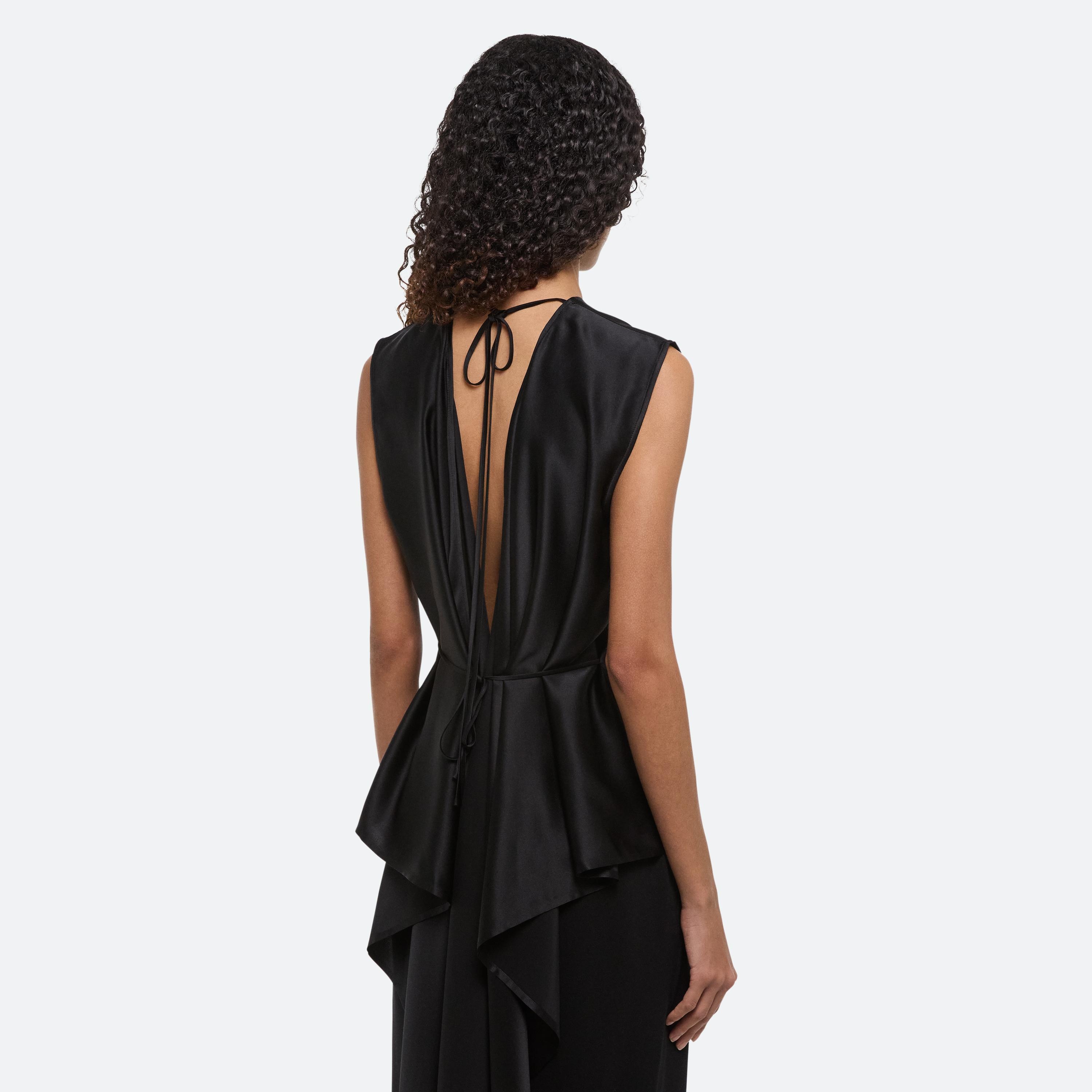 DRAPED SCARF TOP - 7