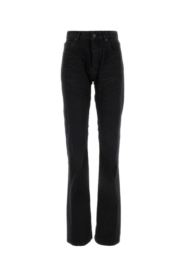 デニム・ジーパン BALENCIAGA Woman Jeans Black 794047TQW54 1071 Straight low-waisted jeans BALENCIAGA Woman Tg. 27 JEANS