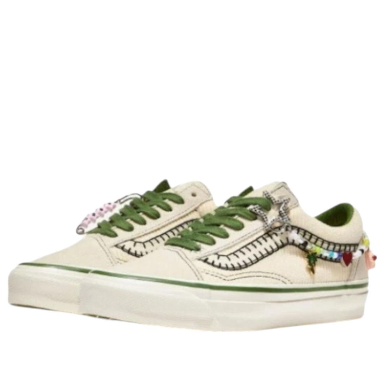 Vans x Kokona Hiraki Premium Old Skool Charms 'Cream' VN000EGYCRM - 2