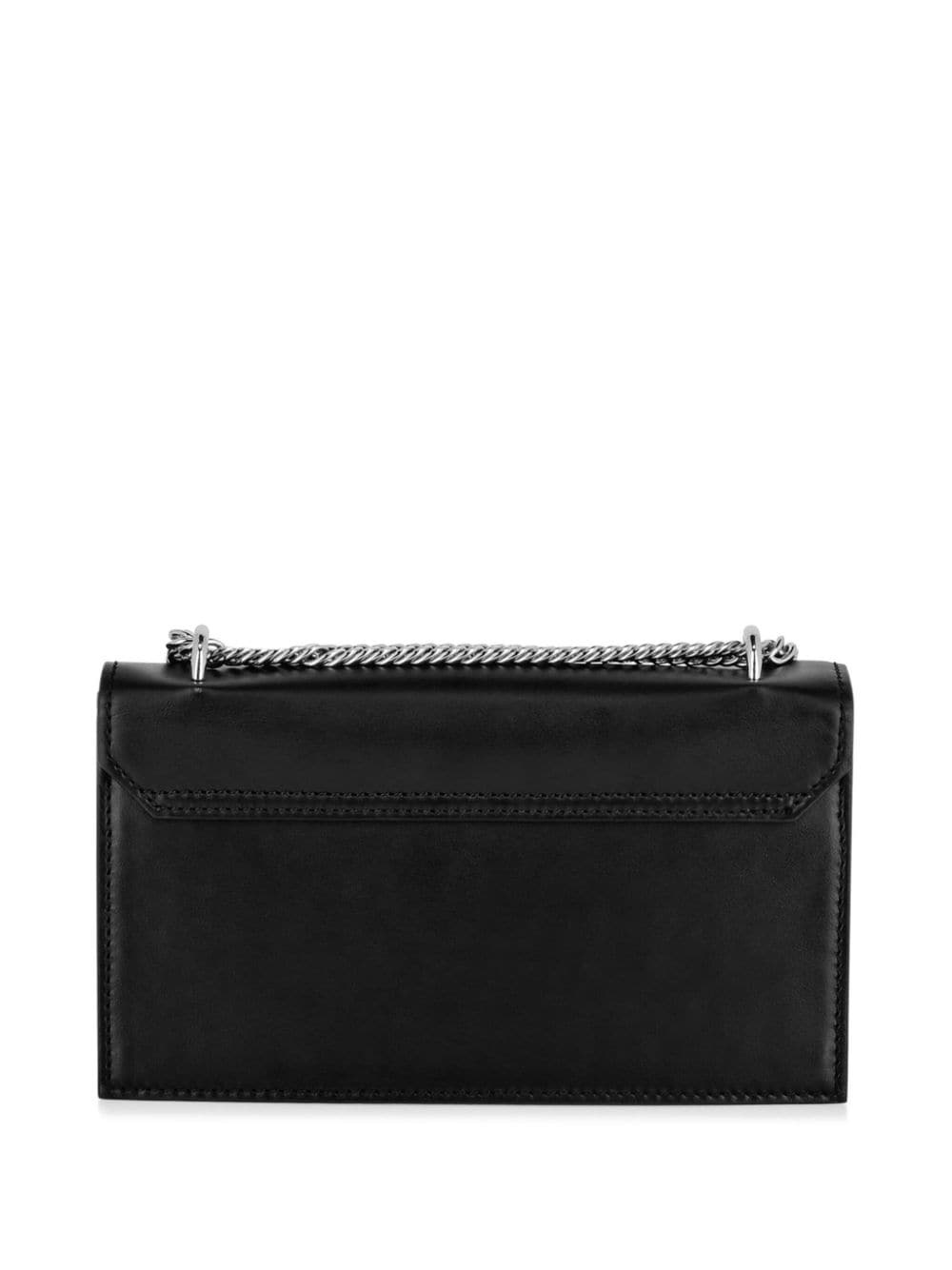 skull-appliquÃ© leather shoulder bag - 2