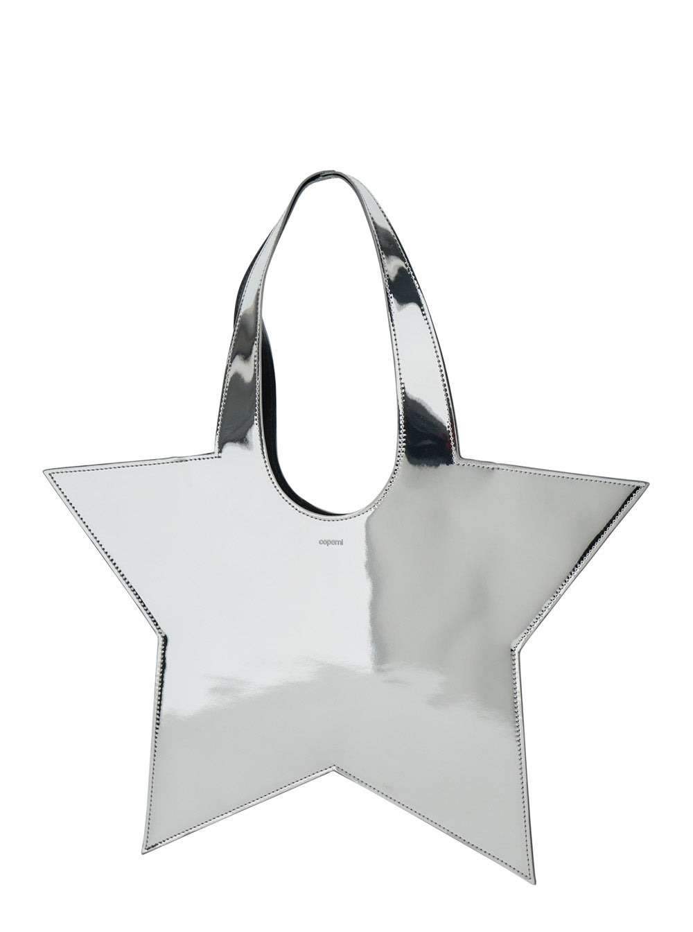 Coperni Women 'Star' Metallic Mini Handbag With Embossed Logo Lettering On The Front And Mirrored Ef - 2