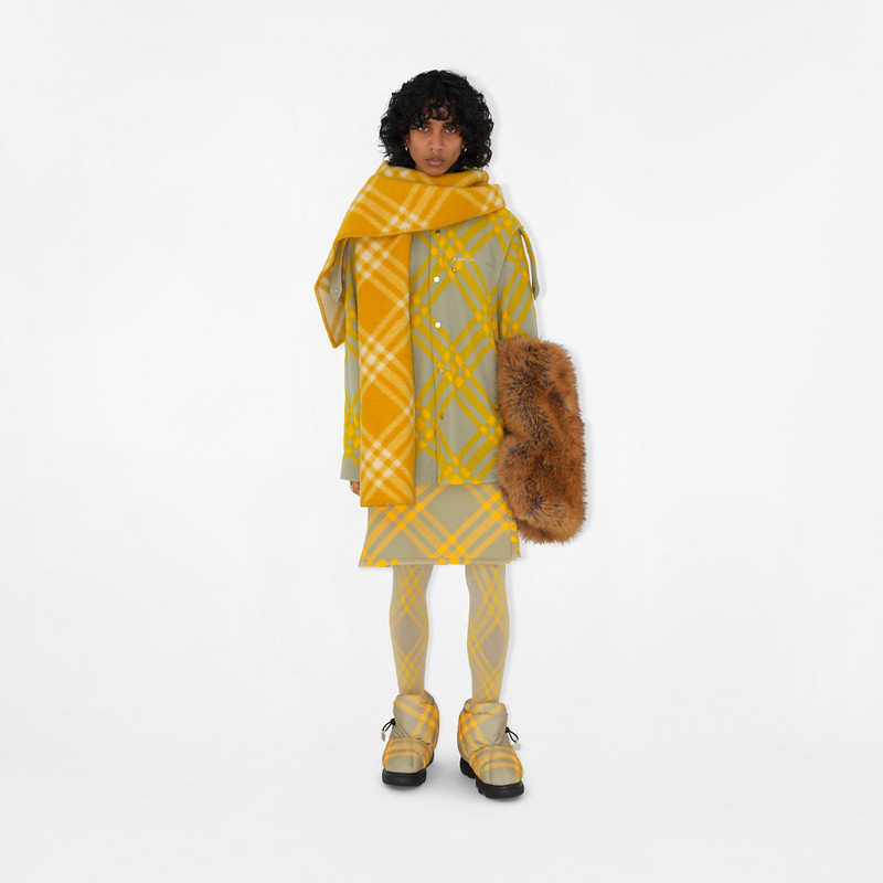 Check Wool Blend Tights 3