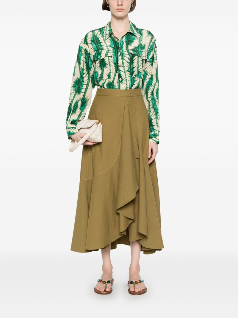 ULLA JOHNSON Sabina midi skirt outlook