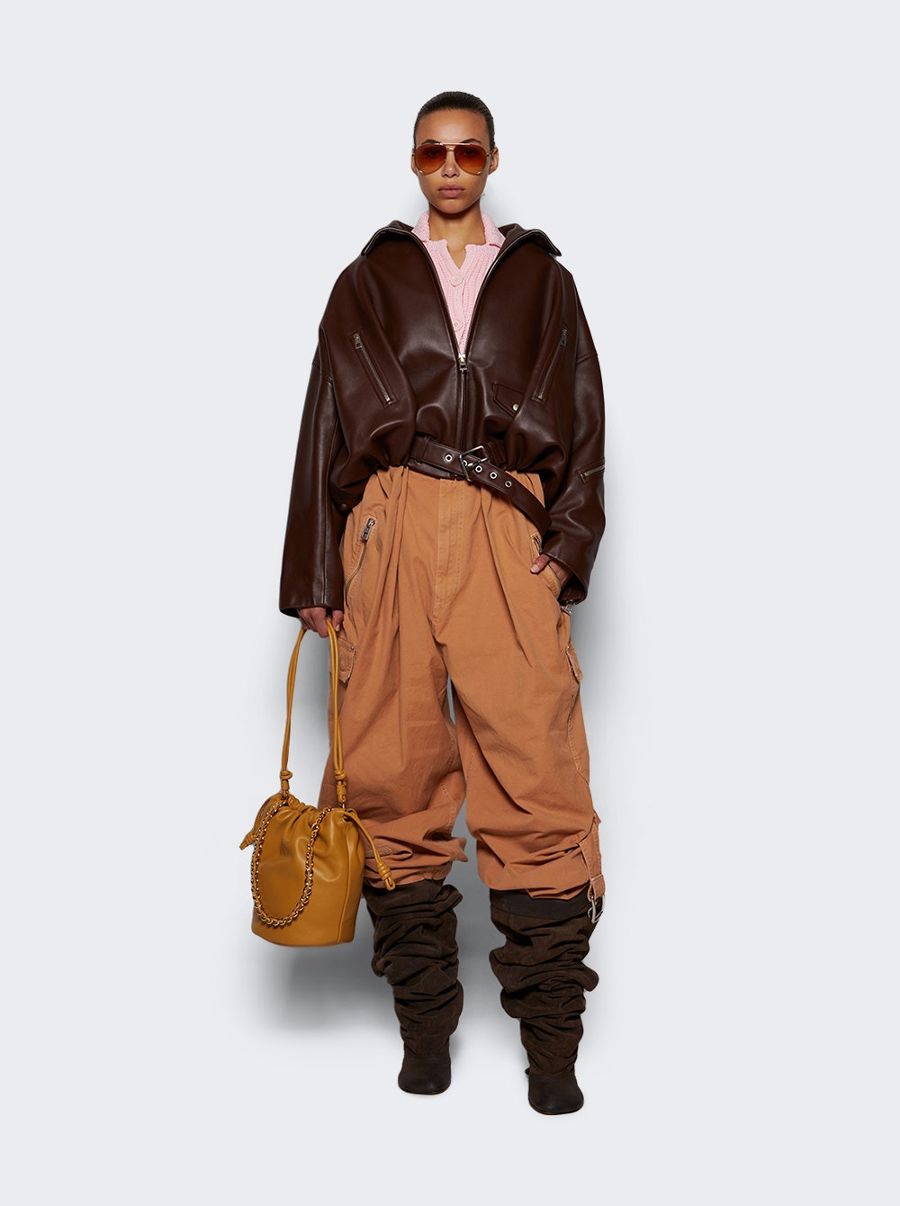 Balloon Cargo Pants Clay - 2