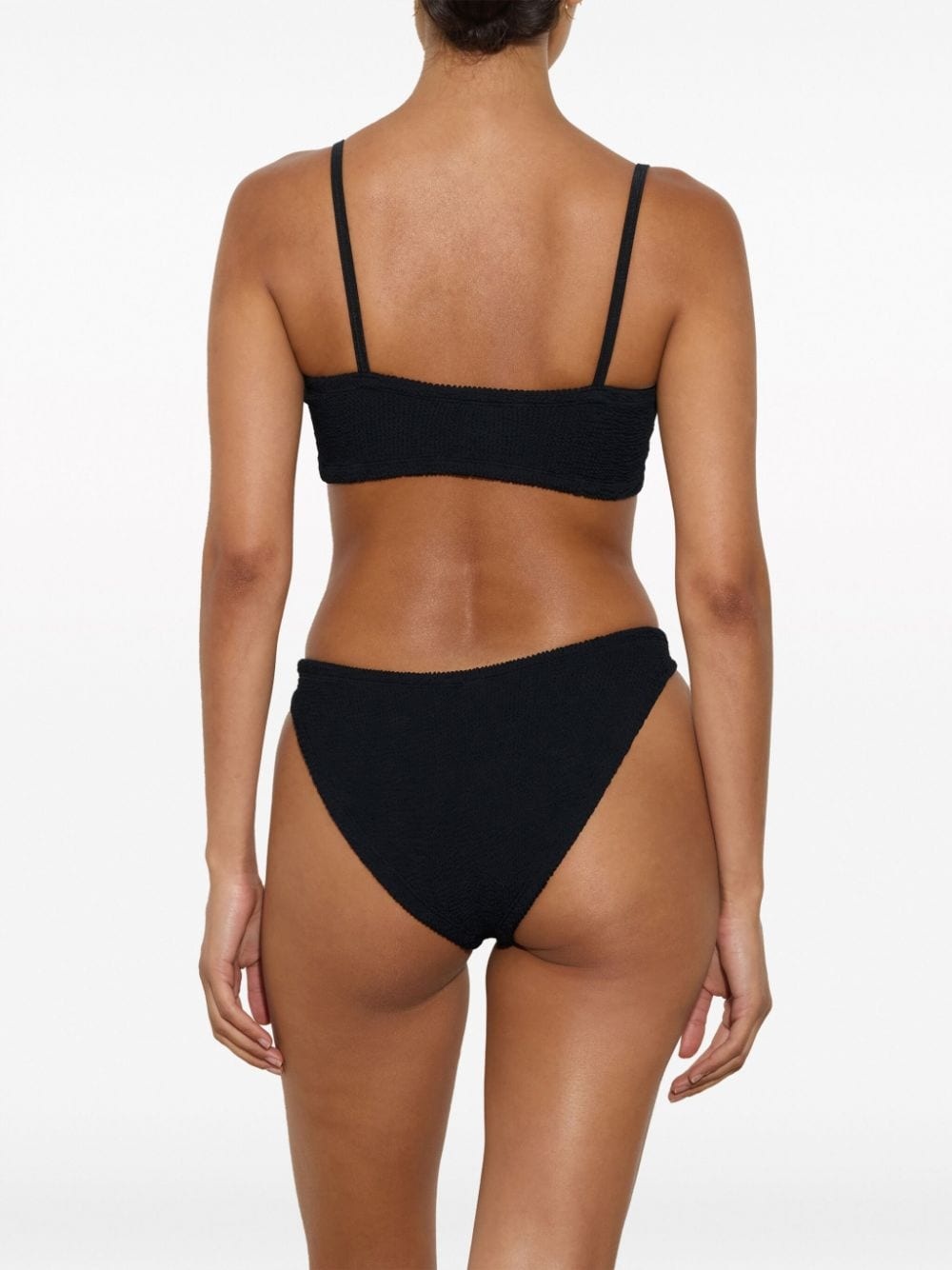 knitted bandeau bikini - 3