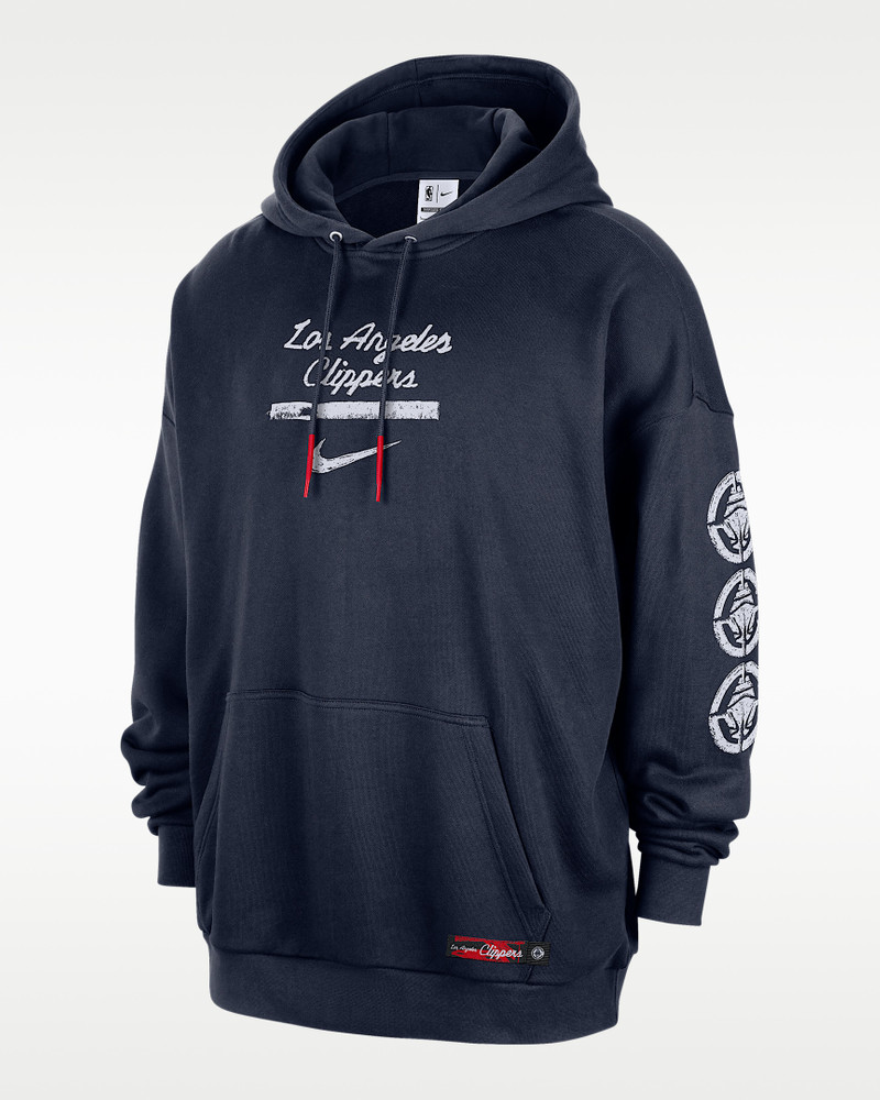 LA Clippers Courtside Men's Jordan NBA Club Premium Pullover Hoodie 1