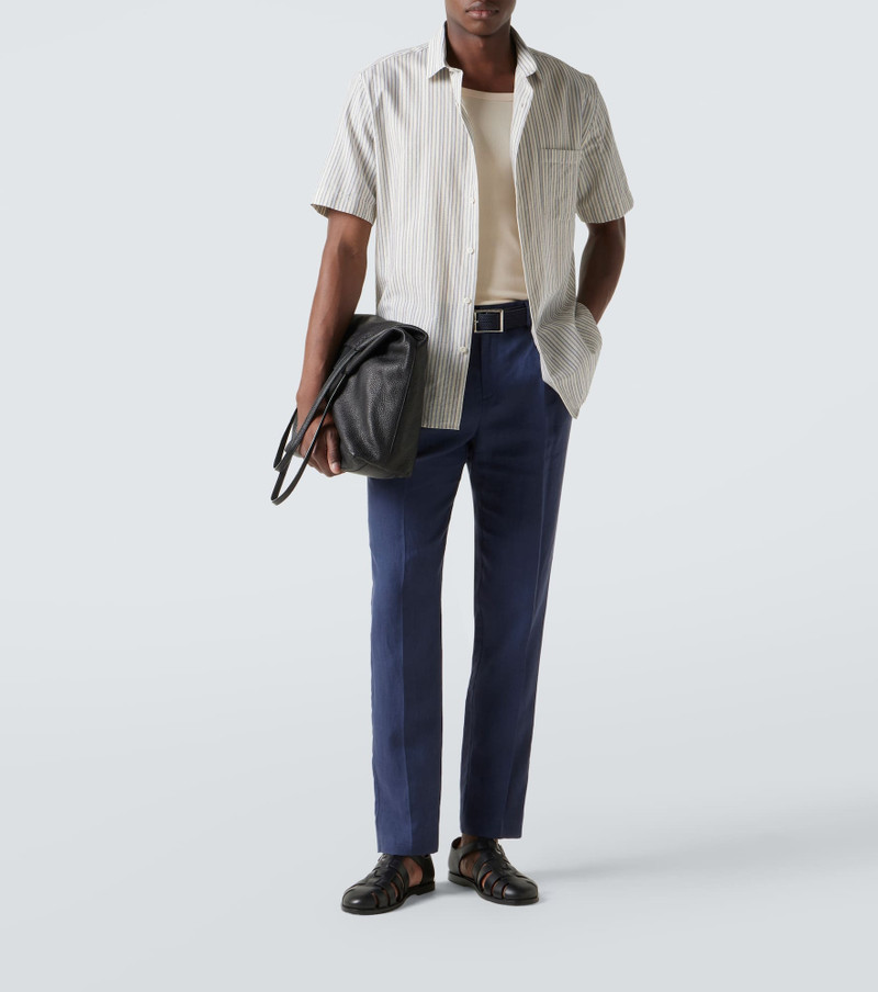 Sunspel Striped cotton shirt outlook