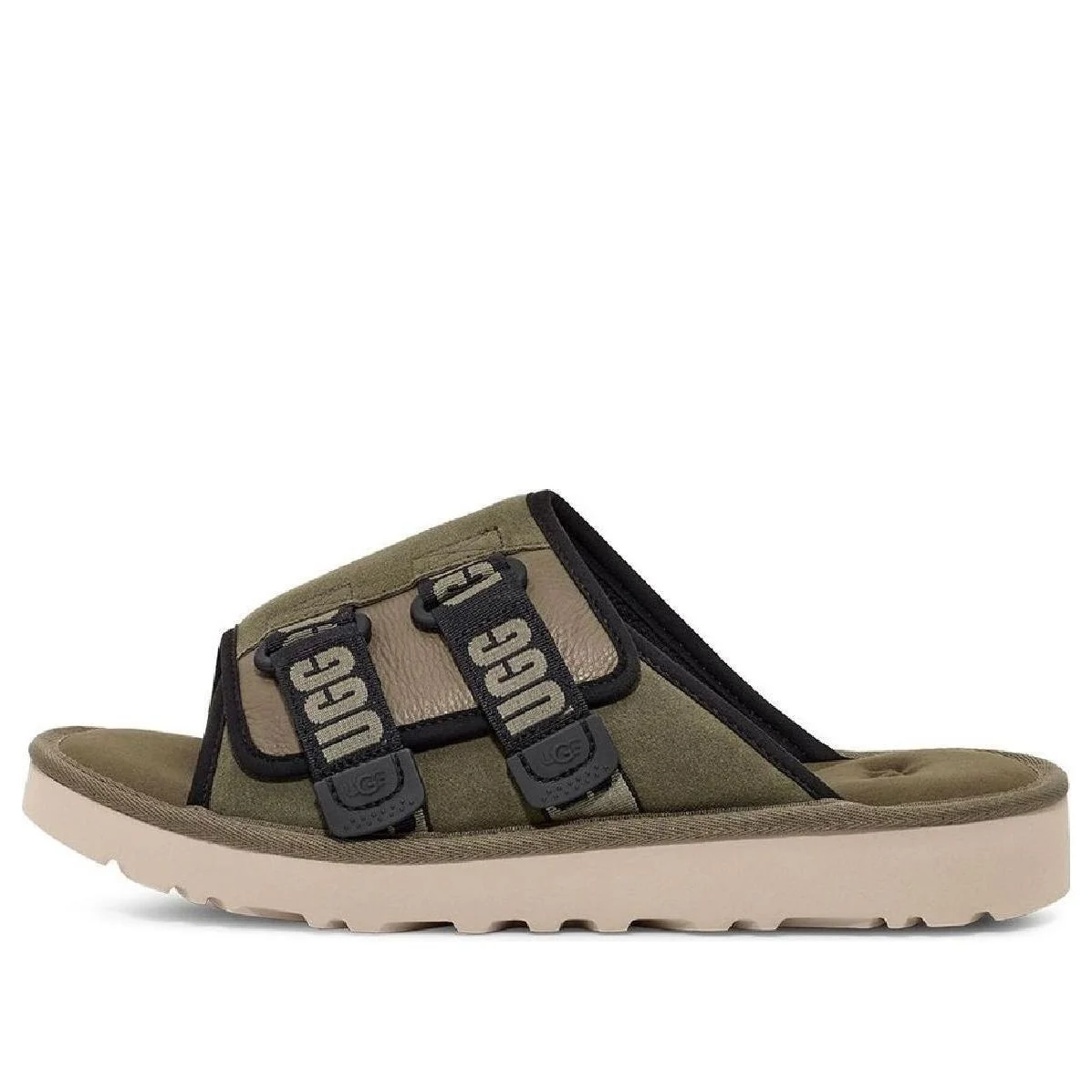 UGG Goldencoast Strap Slippers 'Olive Green' 1142730-MSG - 1