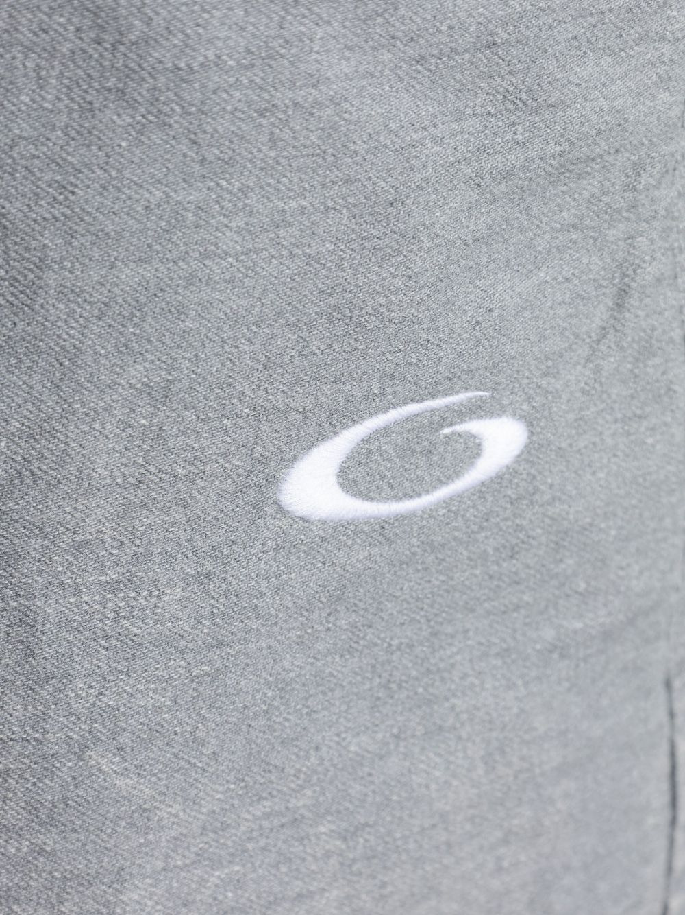 Trompe L'oeil logo-embroidered trousers - 5