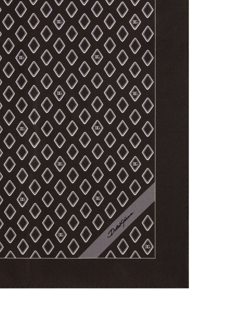Dolce & Gabbana geometric-pattern scarf outlook