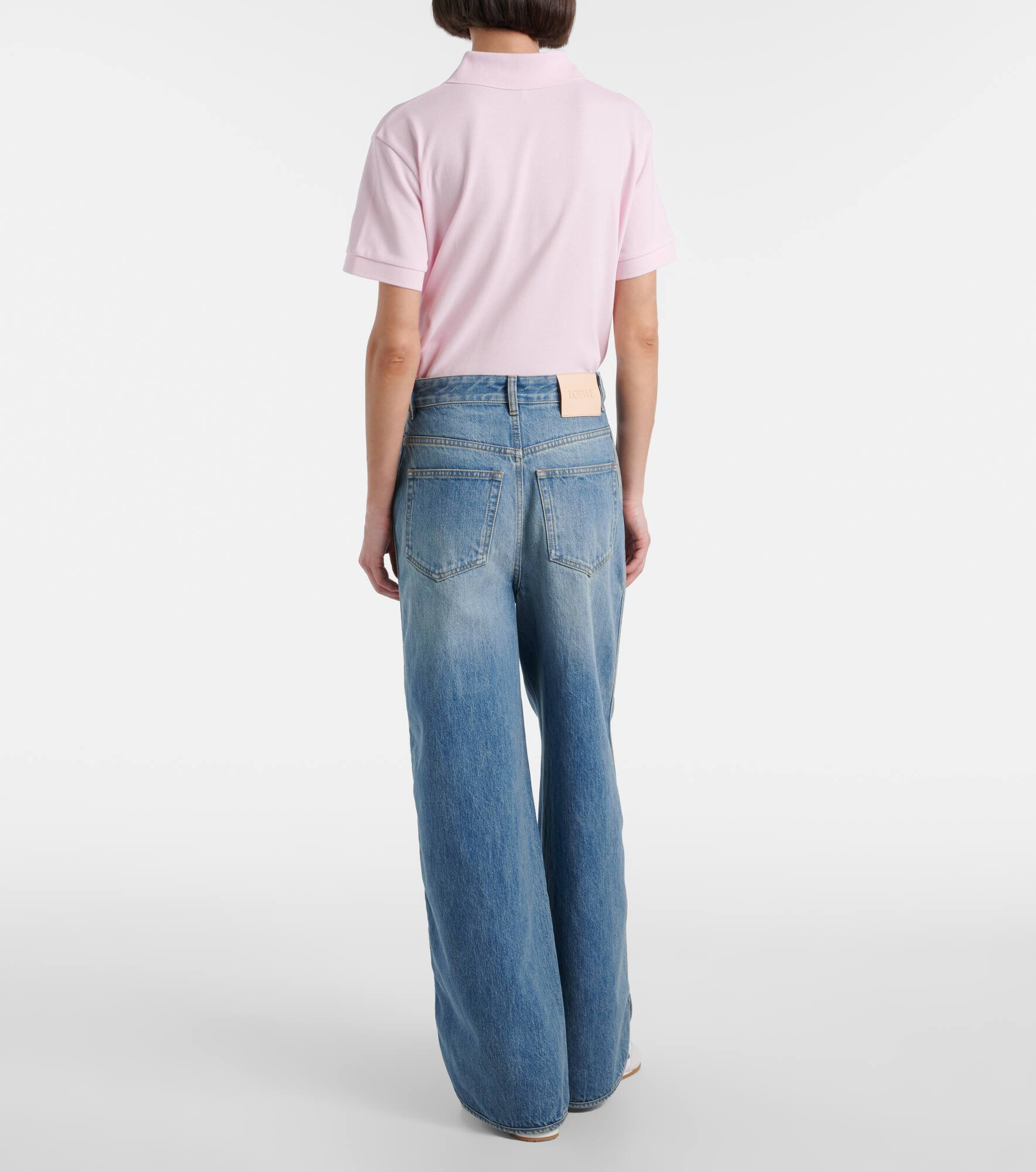 Mid-rise wide-leg jeans - 3