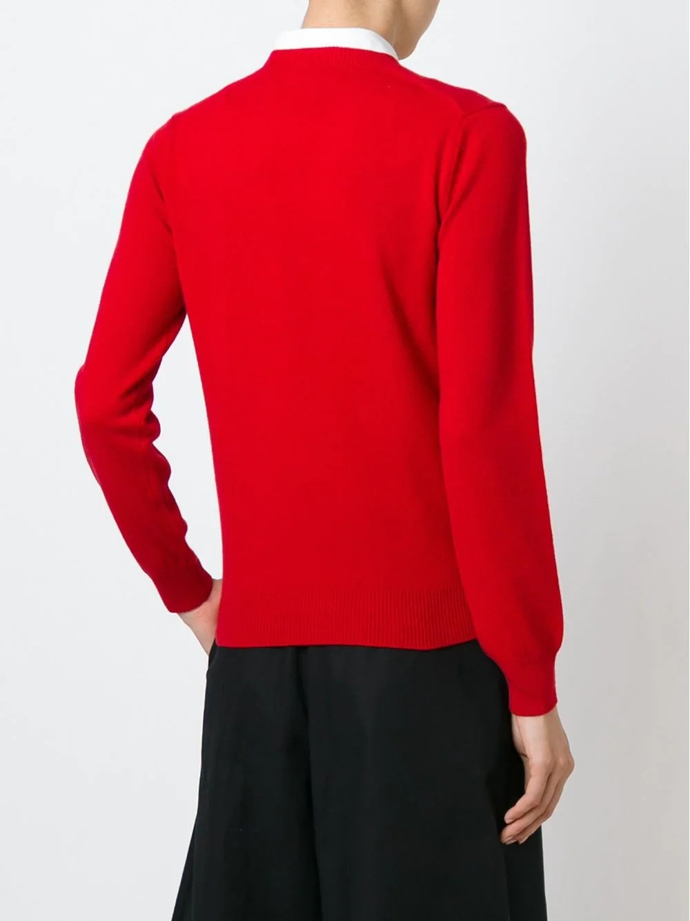 embroidered heart sweater - 4