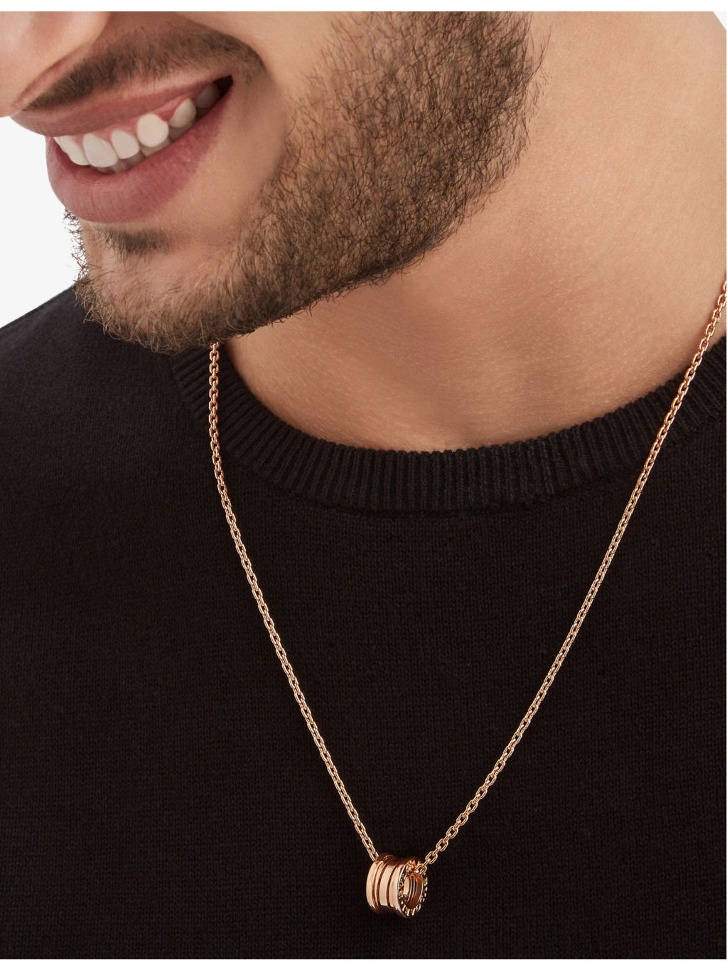 B.zero1 18ct rose-gold pendant necklace - 5