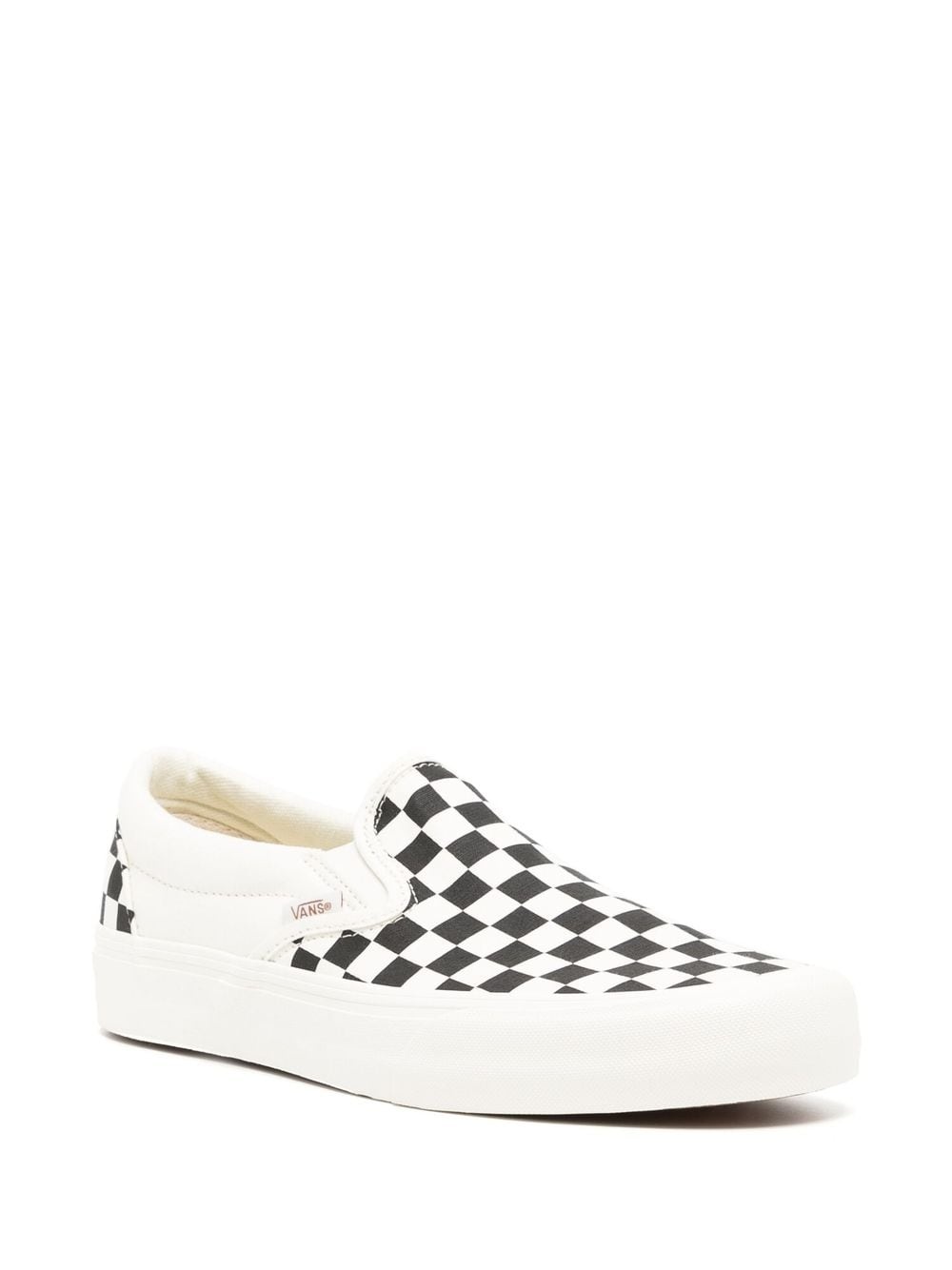 checked slip-on sneakers - 2