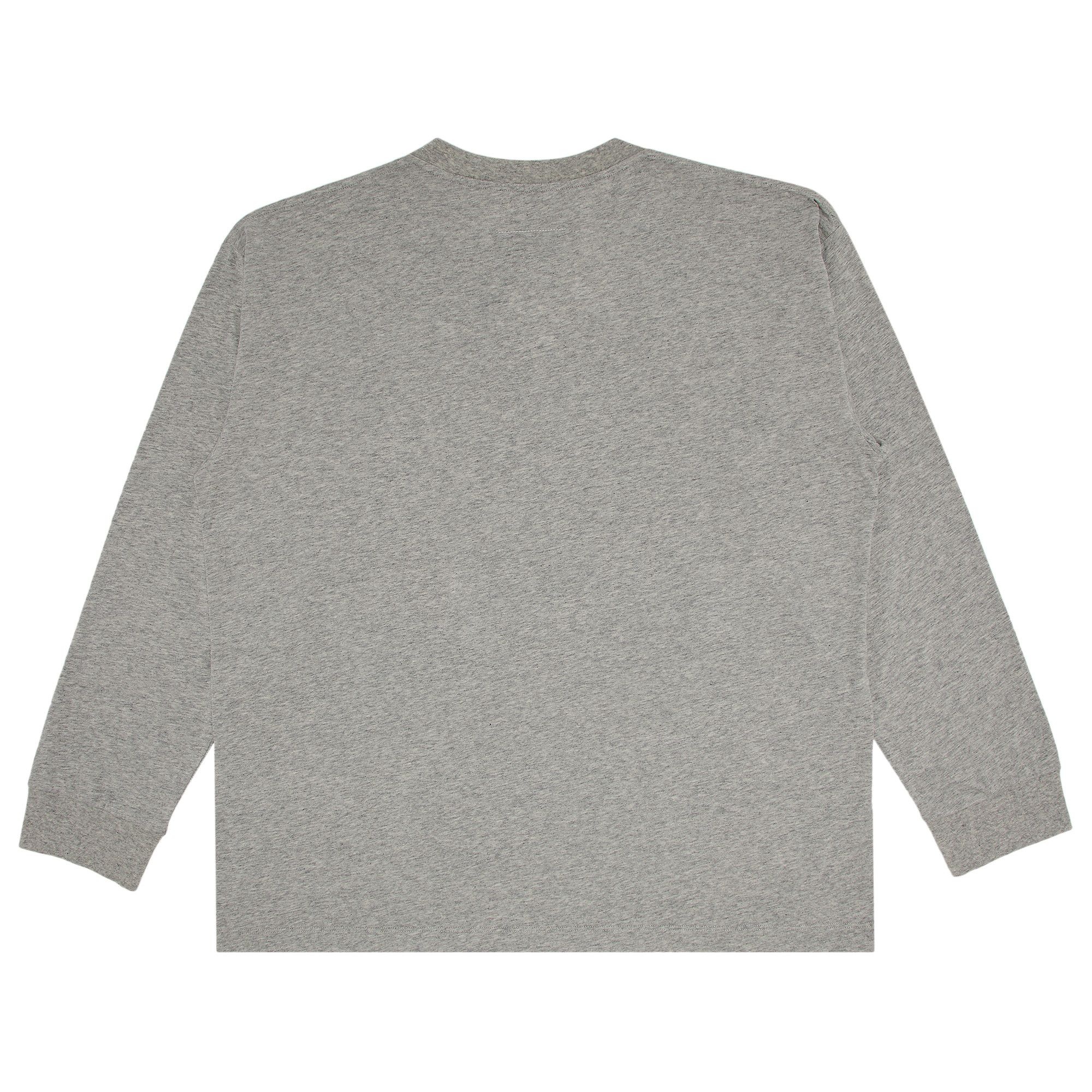 MM6 Maison Margiela Jersey Long-Sleeve T-Shirt 'Grey Melange' - 2