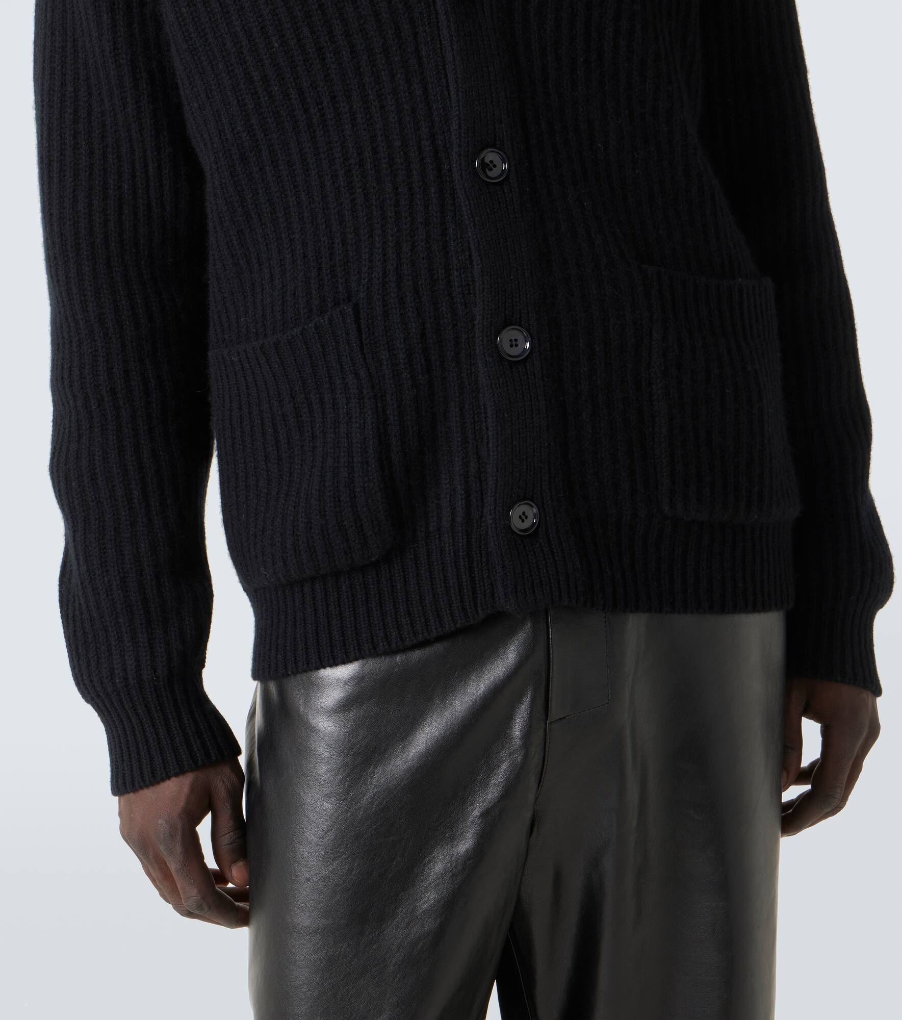 Wool and cashmere cardigan - 7