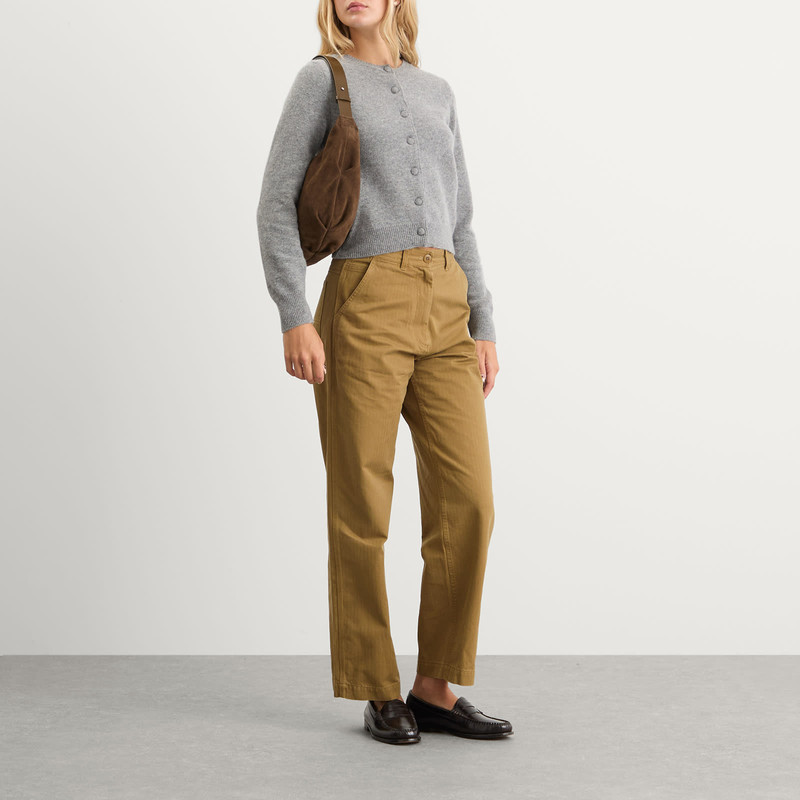NOTHING WRITTEN Nothing Written Paan Cotton Work Pants outlook