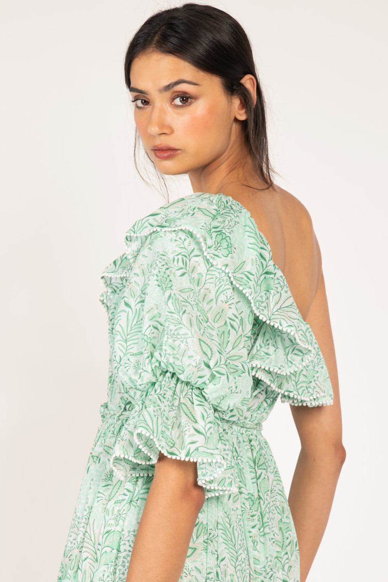 Long Dress Jay - Green Palmarosa 5