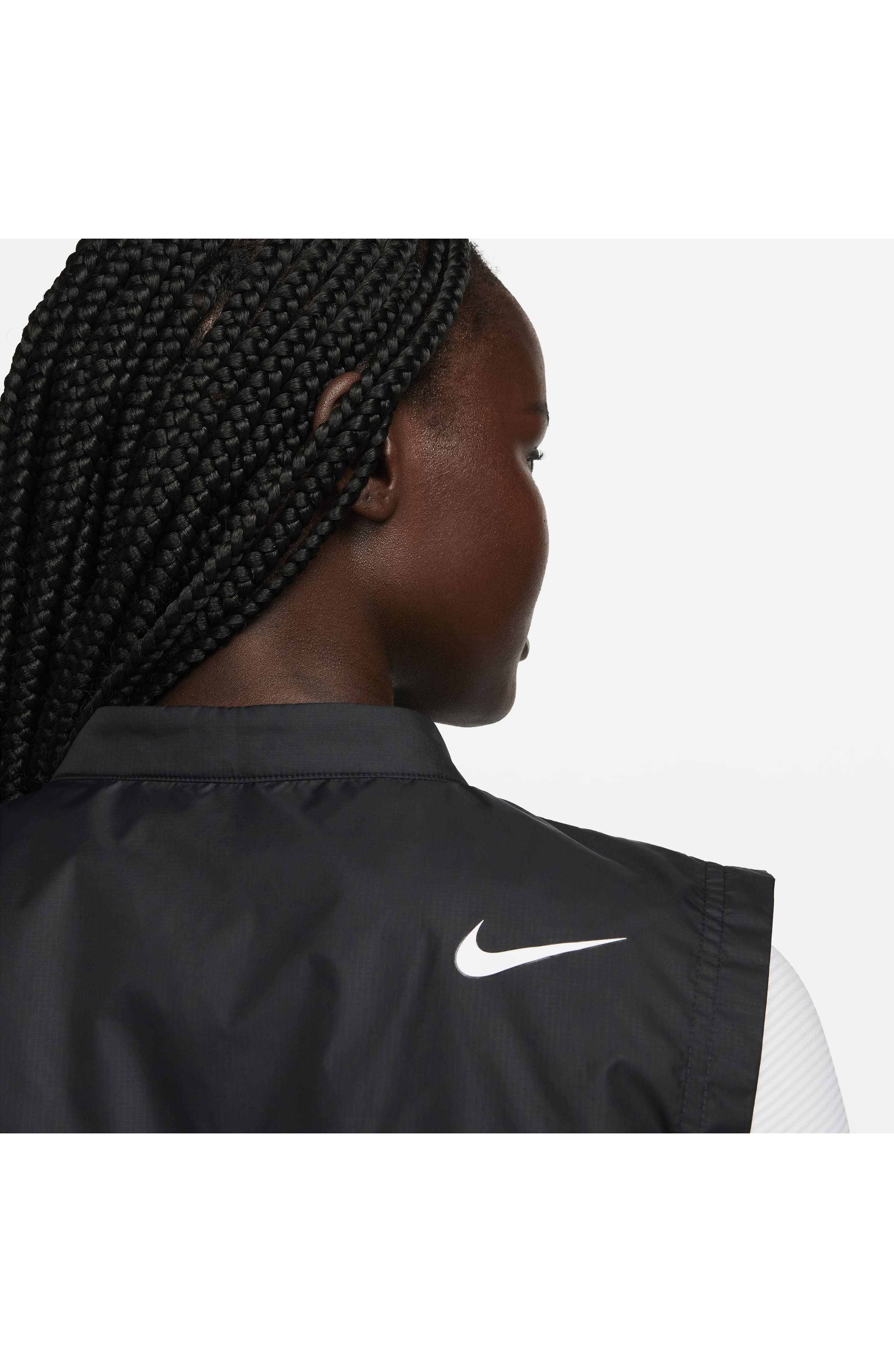 Nike Tour Repel Golf Vest in 010 Black/white at Nordstrom - 4