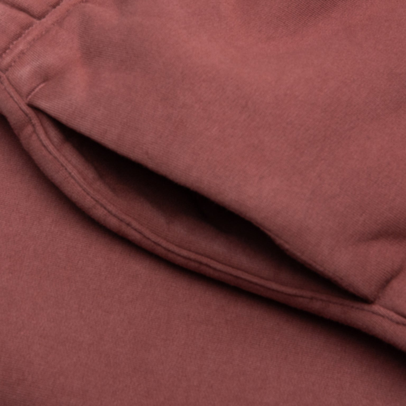 HEAVY FLEECE SWEATPANT - CRIMSON - 4