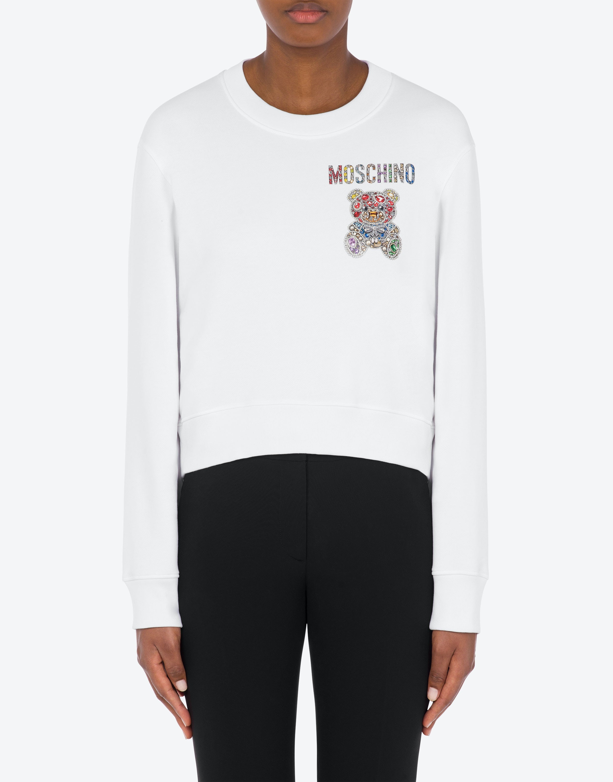 JEWEL TEDDY BEAR ORGANIC COTTON SWEATSHIRT - 2