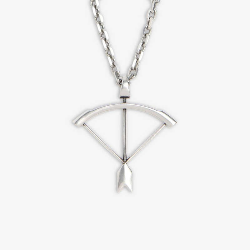 Women's Zodiac Sign Sagittarius Necklace in Silver 4