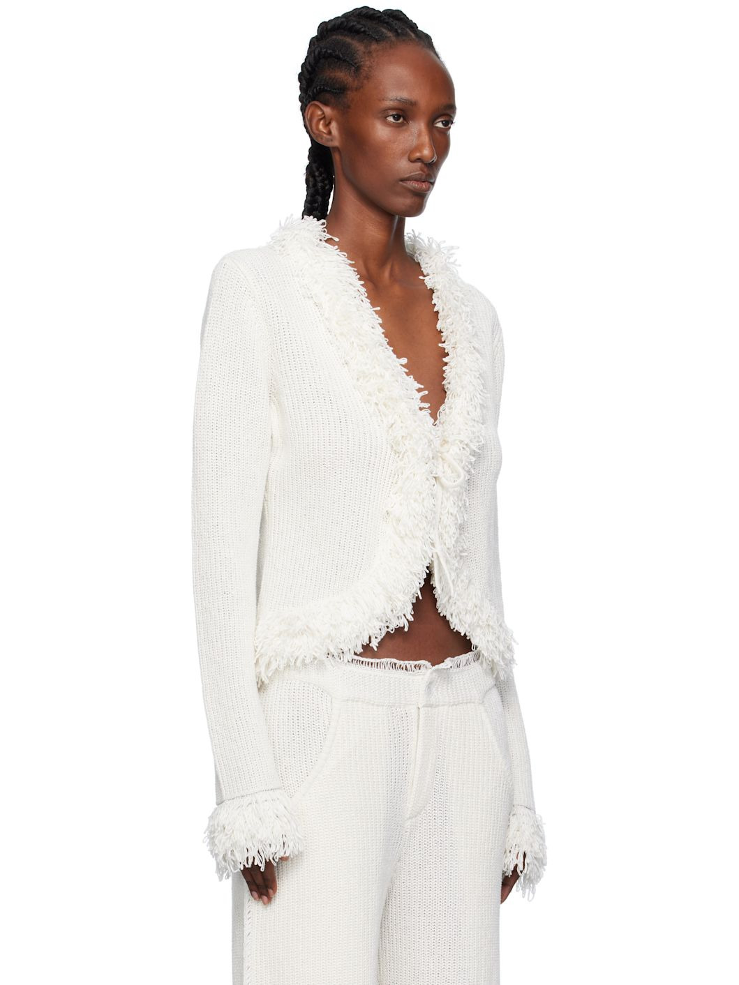 White Mello Cardigan - 2