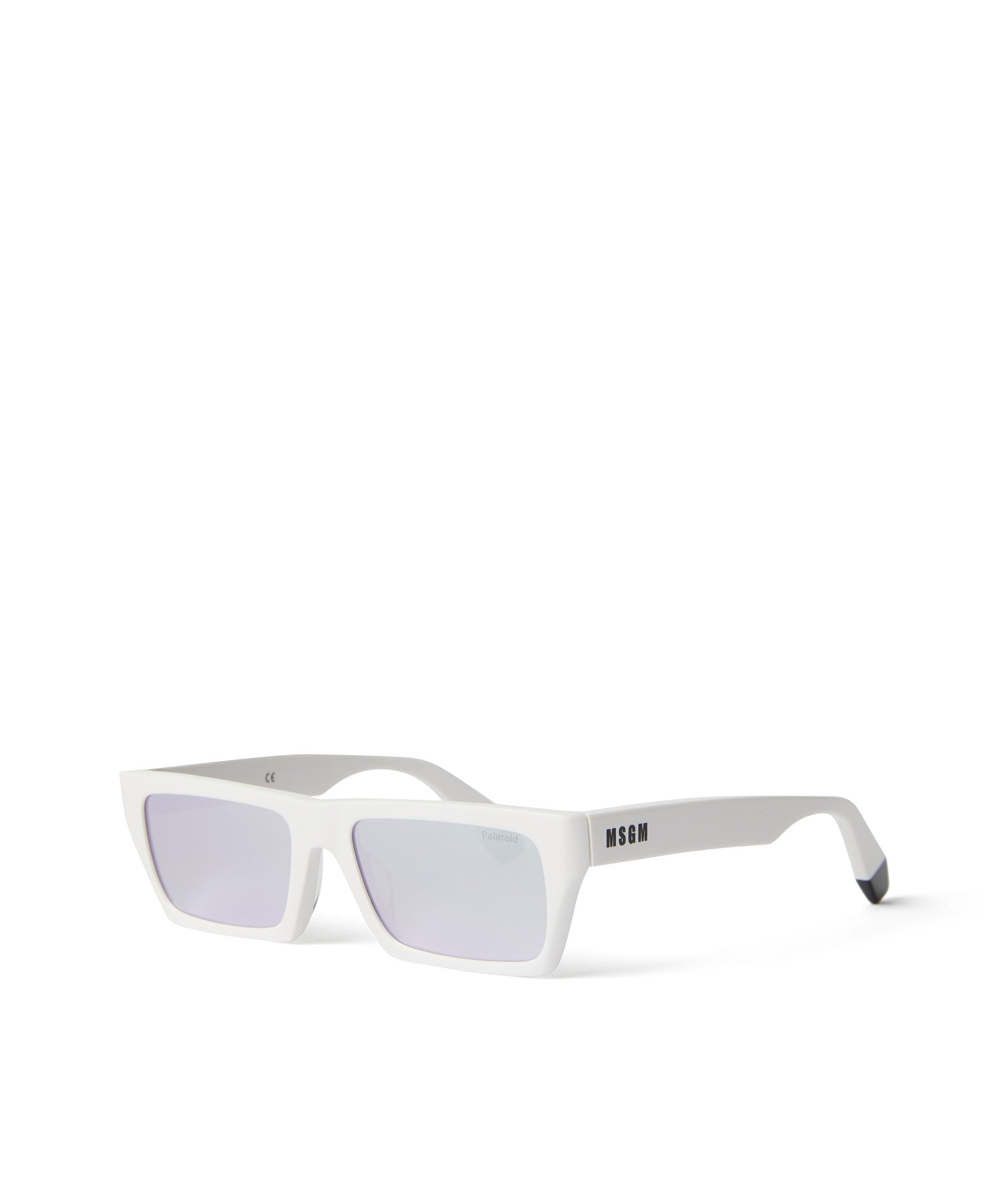 Mirrored sunglasses in Polaroid acetate for MSGM - 3