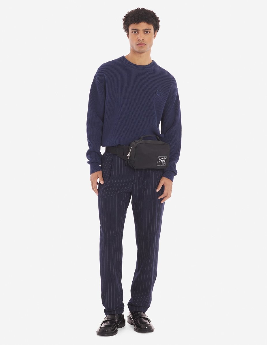 BOLD FOX HEAD PATCH COMFORT RIBBED JUMPER - 2