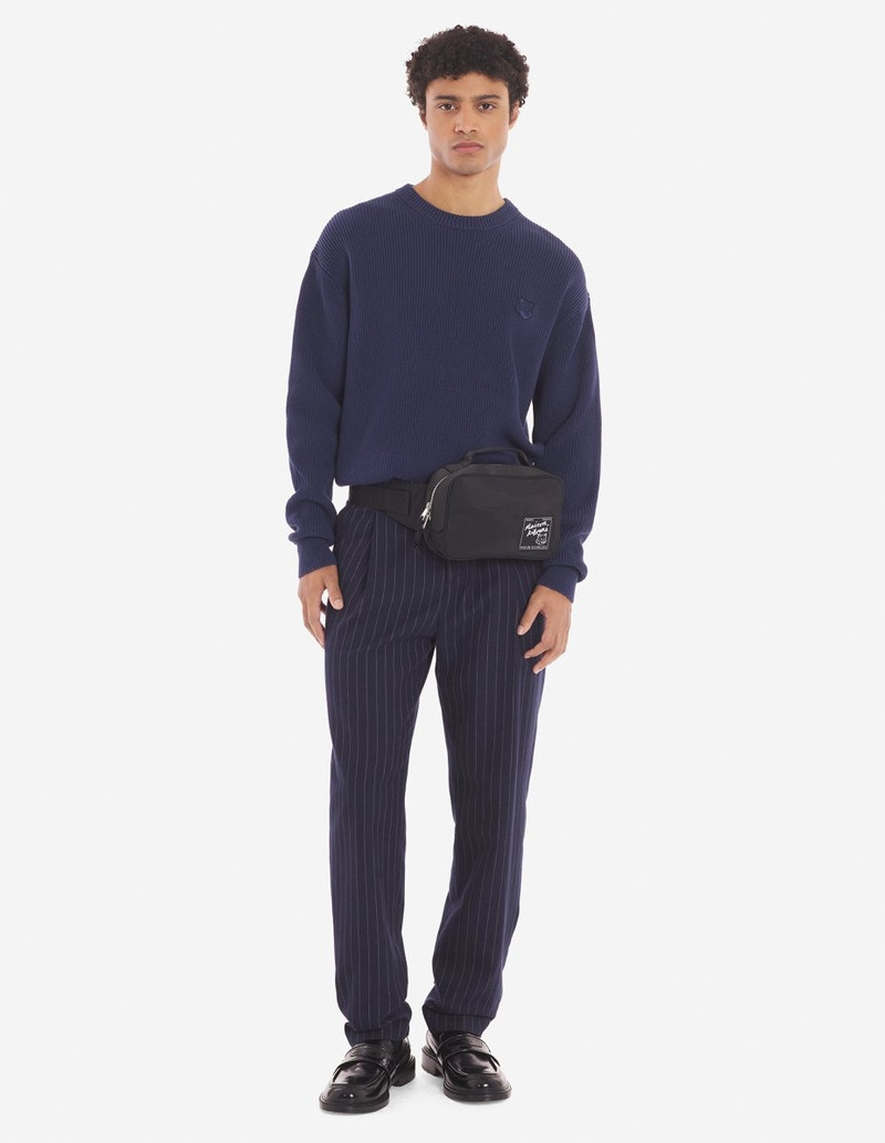 Maison Kitsuné BOLD FOX HEAD PATCH COMFORT RIBBED JUMPER outlook