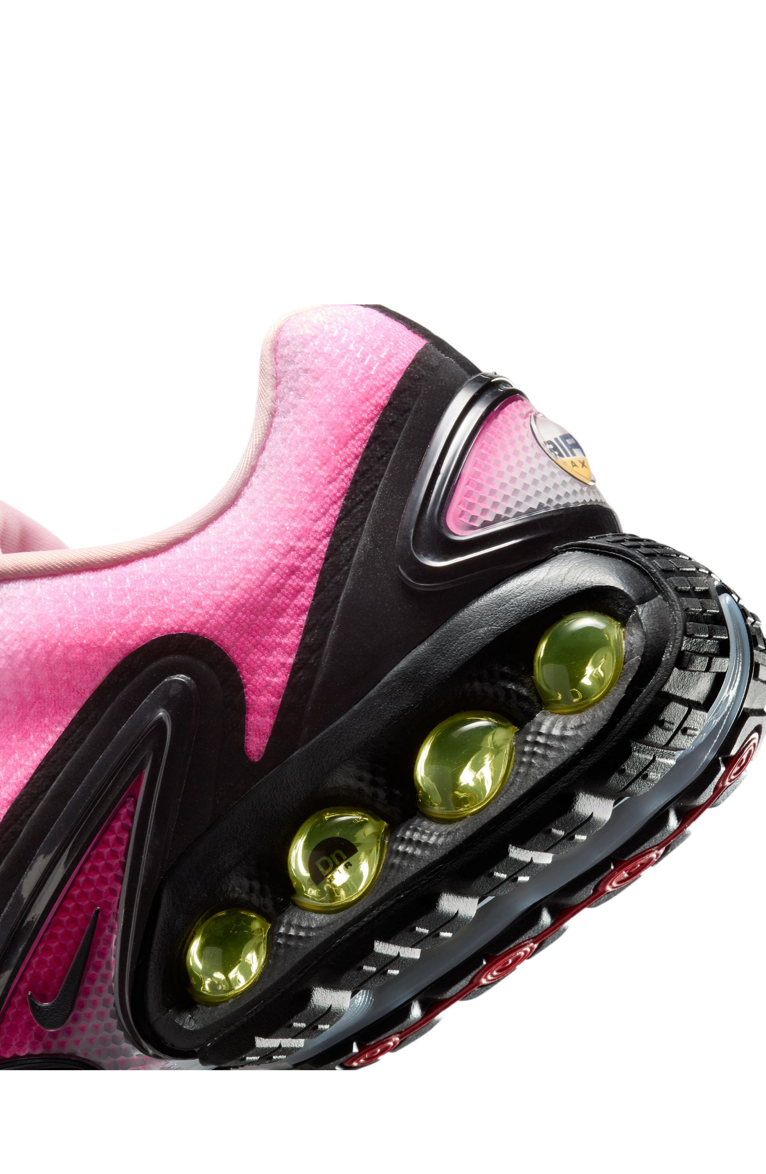 Nike Air Max Dn Premium Sneaker (Women in Pink/Black/Pink/Citron at Nordstrom - 8