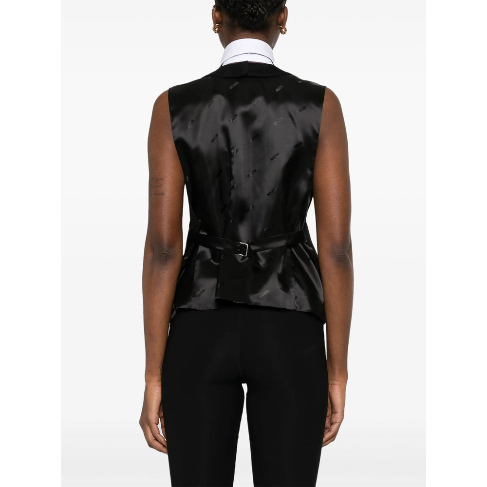 Moschino Black Jackets - Waistcoat & Gilets Women - 2